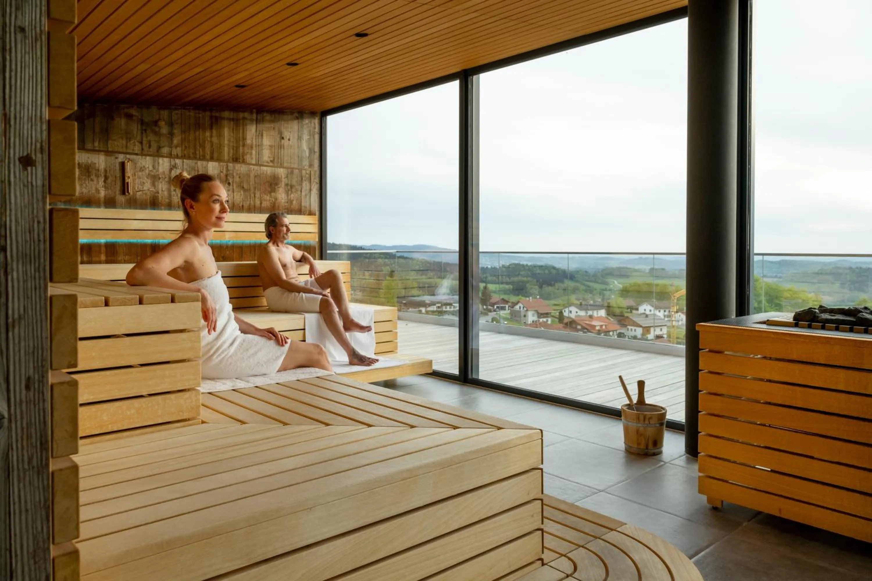 Sauna in Hüttenhof - Wellnesshotel & Luxus-Bergchalets - Adults only