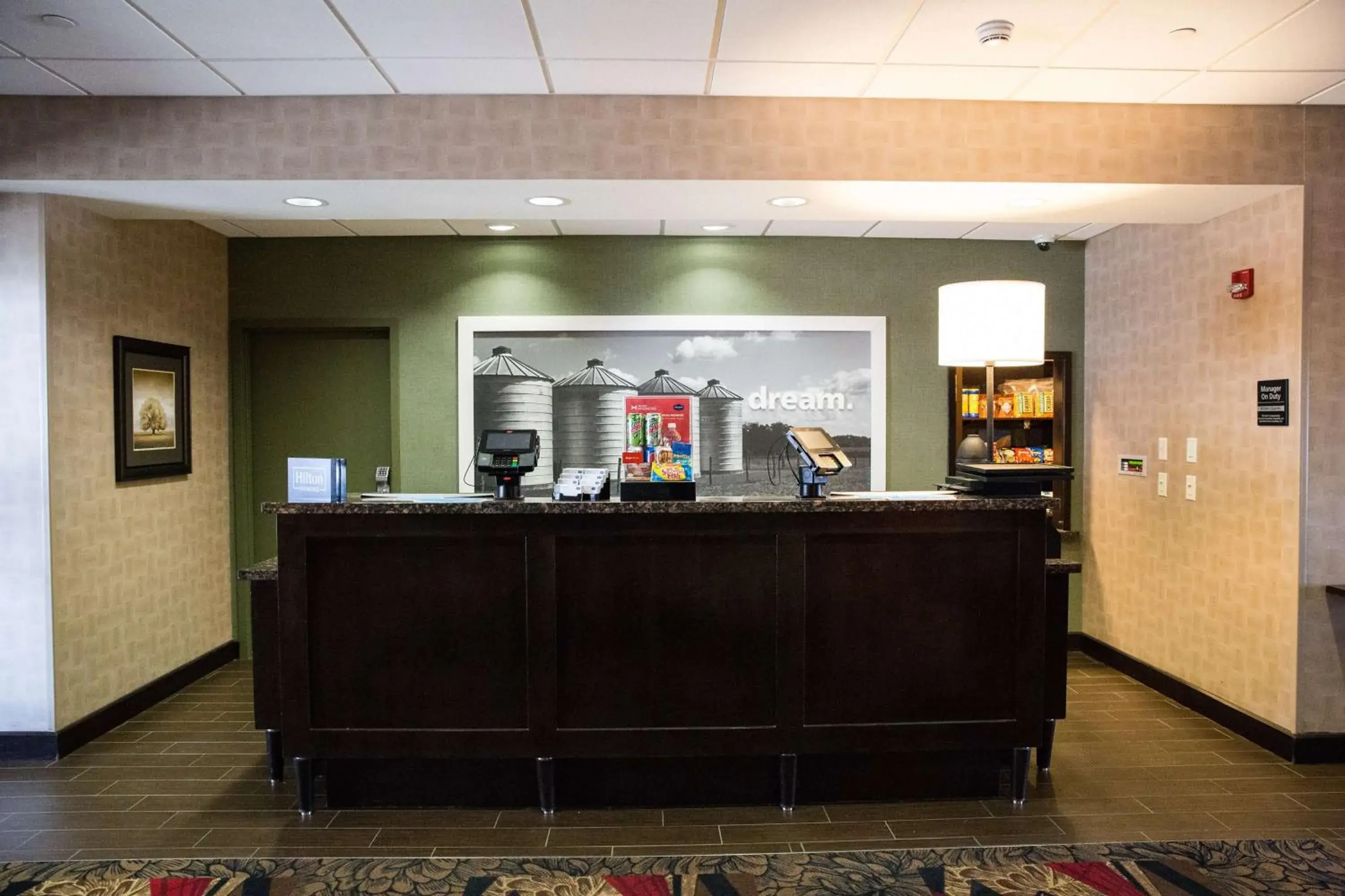 Lobby or reception in Hampton Inn & Suites Bismarck Northwest Lobby or reception in Hampton Inn & Suites Bismarck Northwest