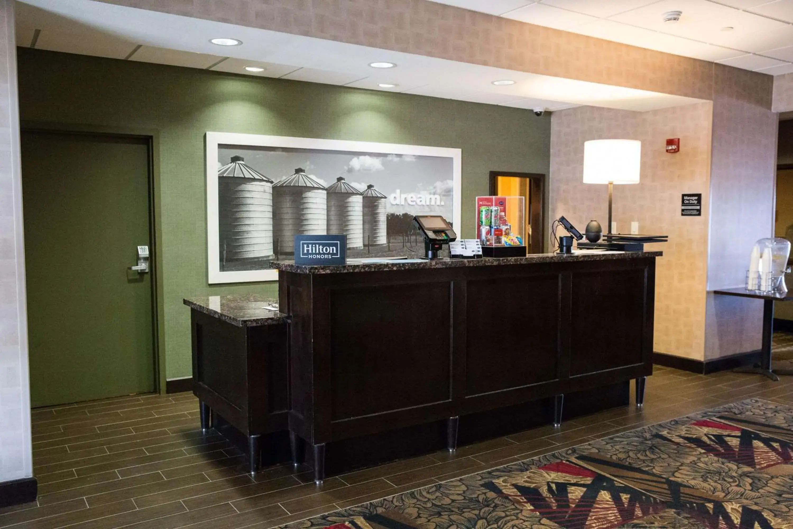 Lobby or reception in Hampton Inn & Suites Bismarck Northwest Lobby or reception in Hampton Inn & Suites Bismarck Northwest