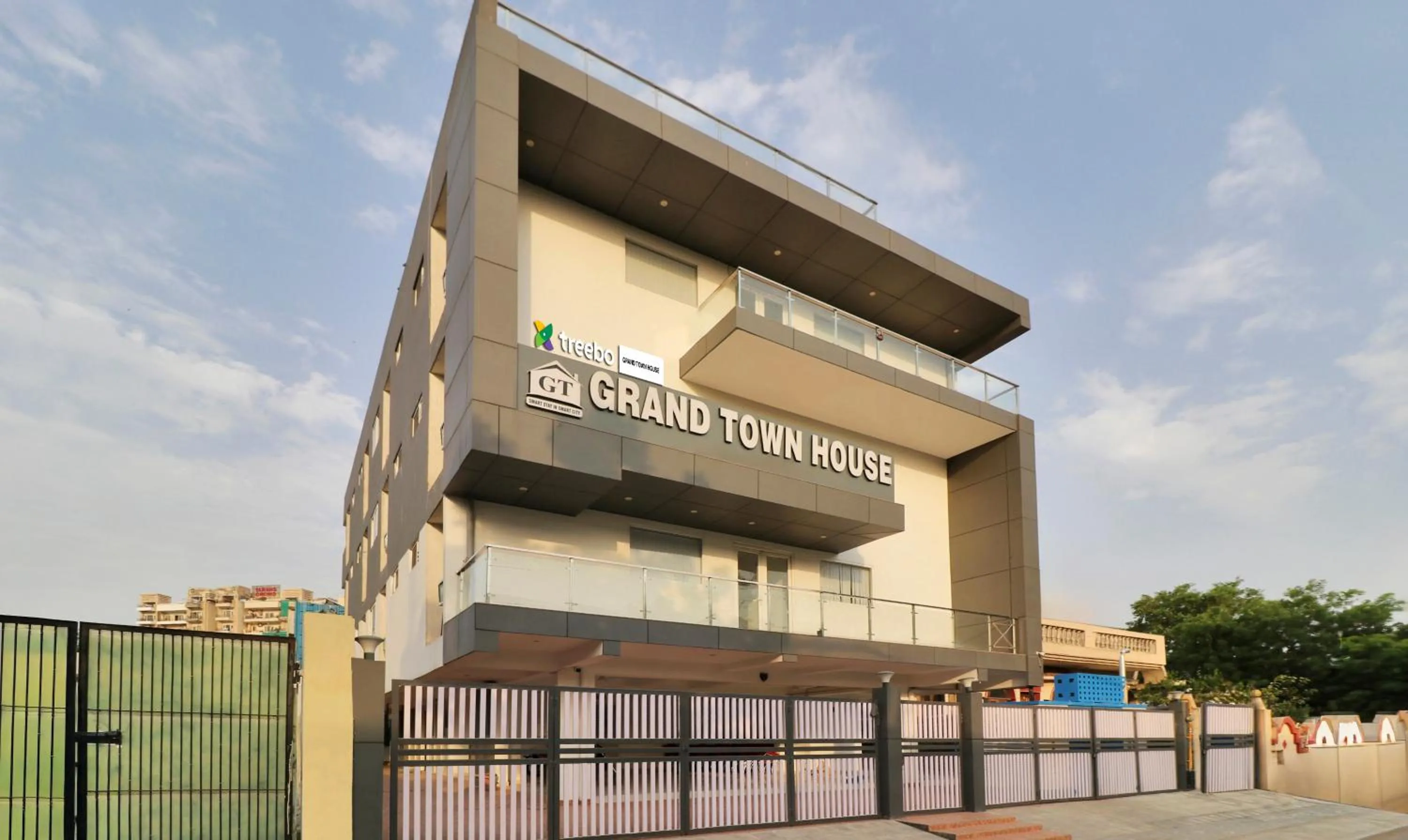Property building in Treebo Grand Town House