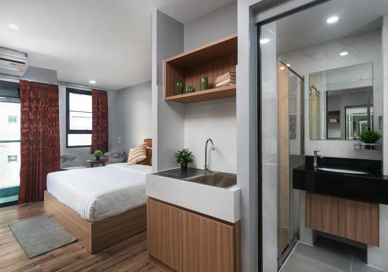 Bedroom, Bed in VSK RESIDENCE - SHA Extra Plus Bedroom, Bed in VSK RESIDENCE - SHA Extra Plus