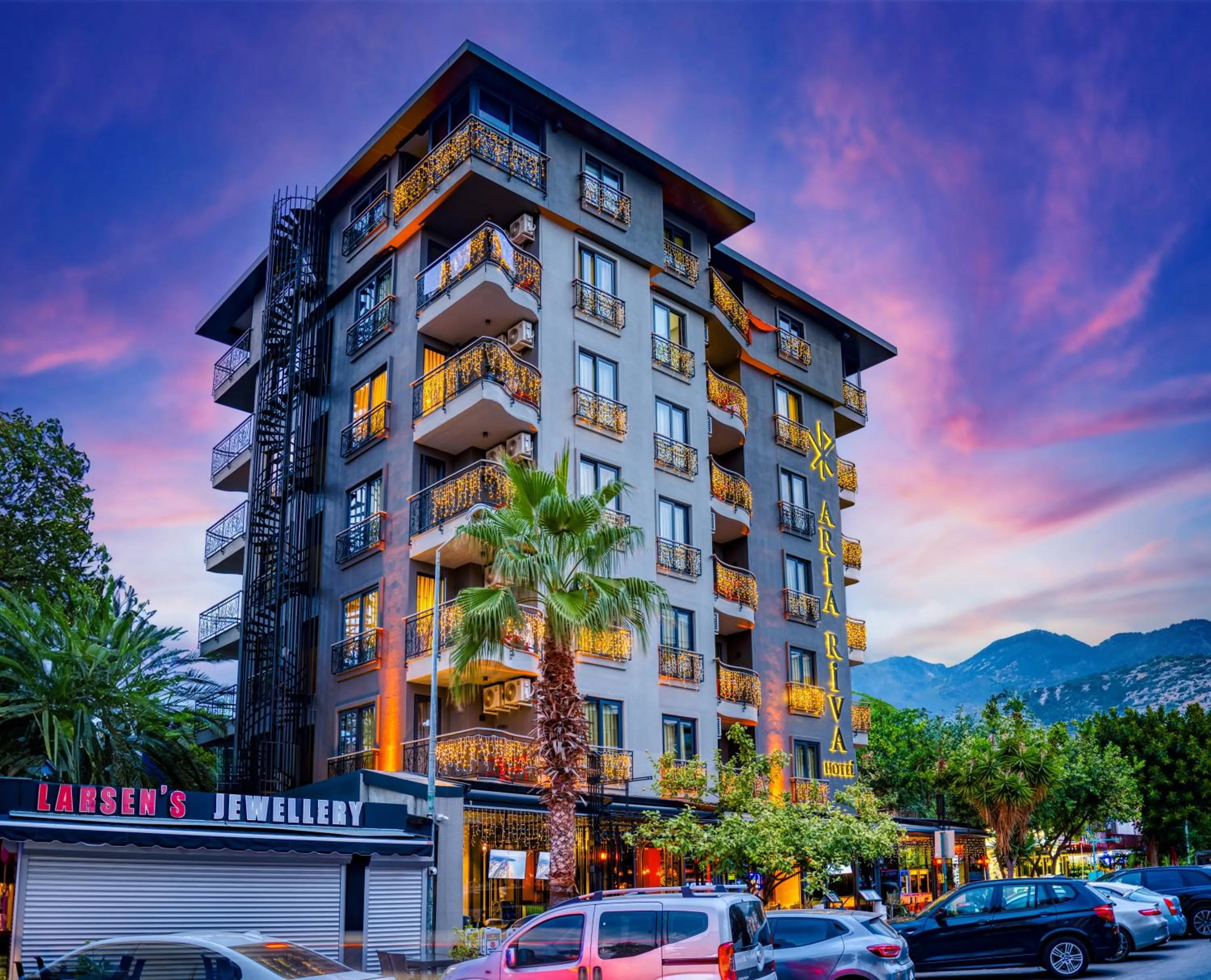 Property building in Aria Riva Apart Hotel