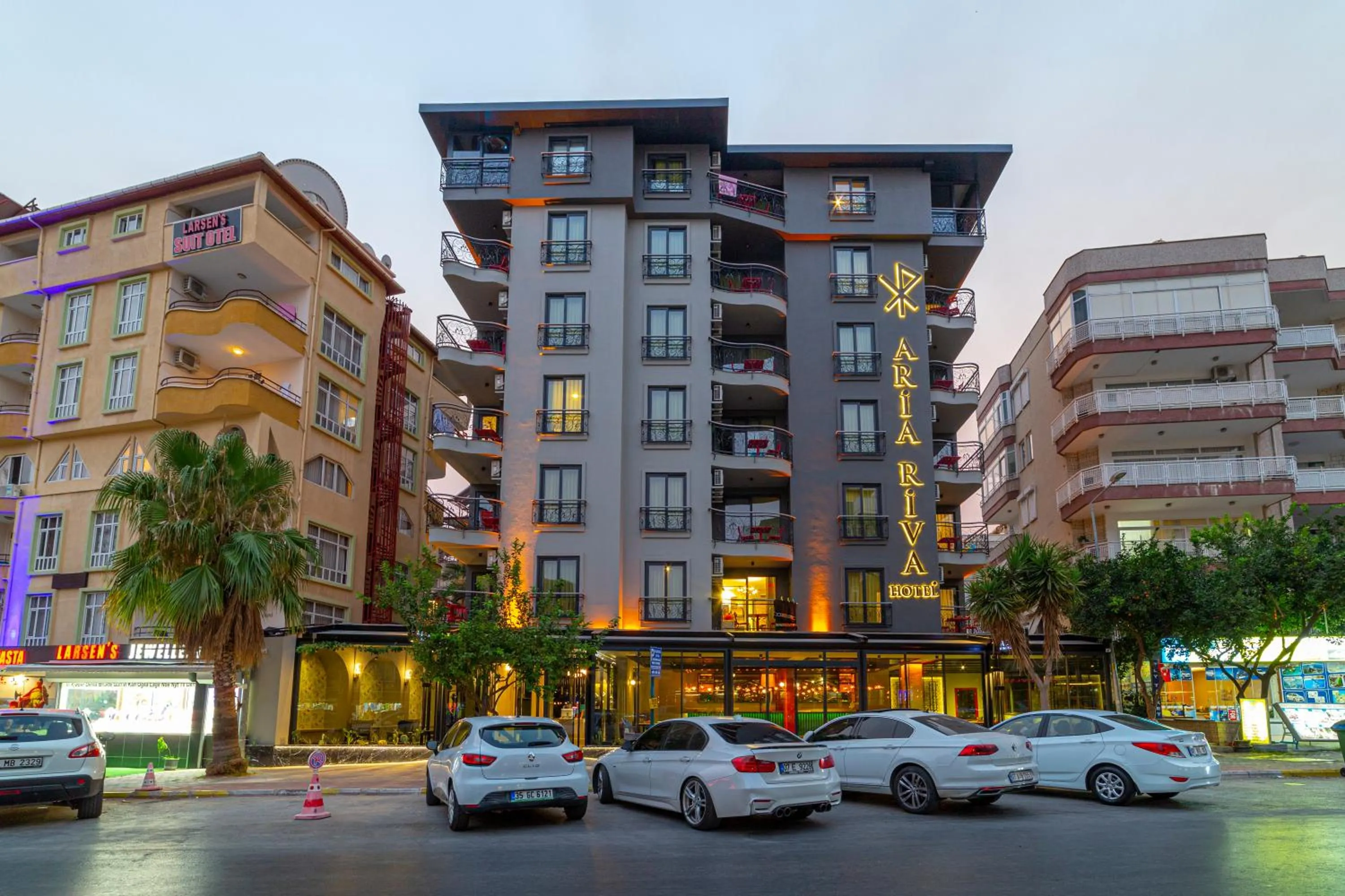 Property building in Aria Riva Apart Hotel