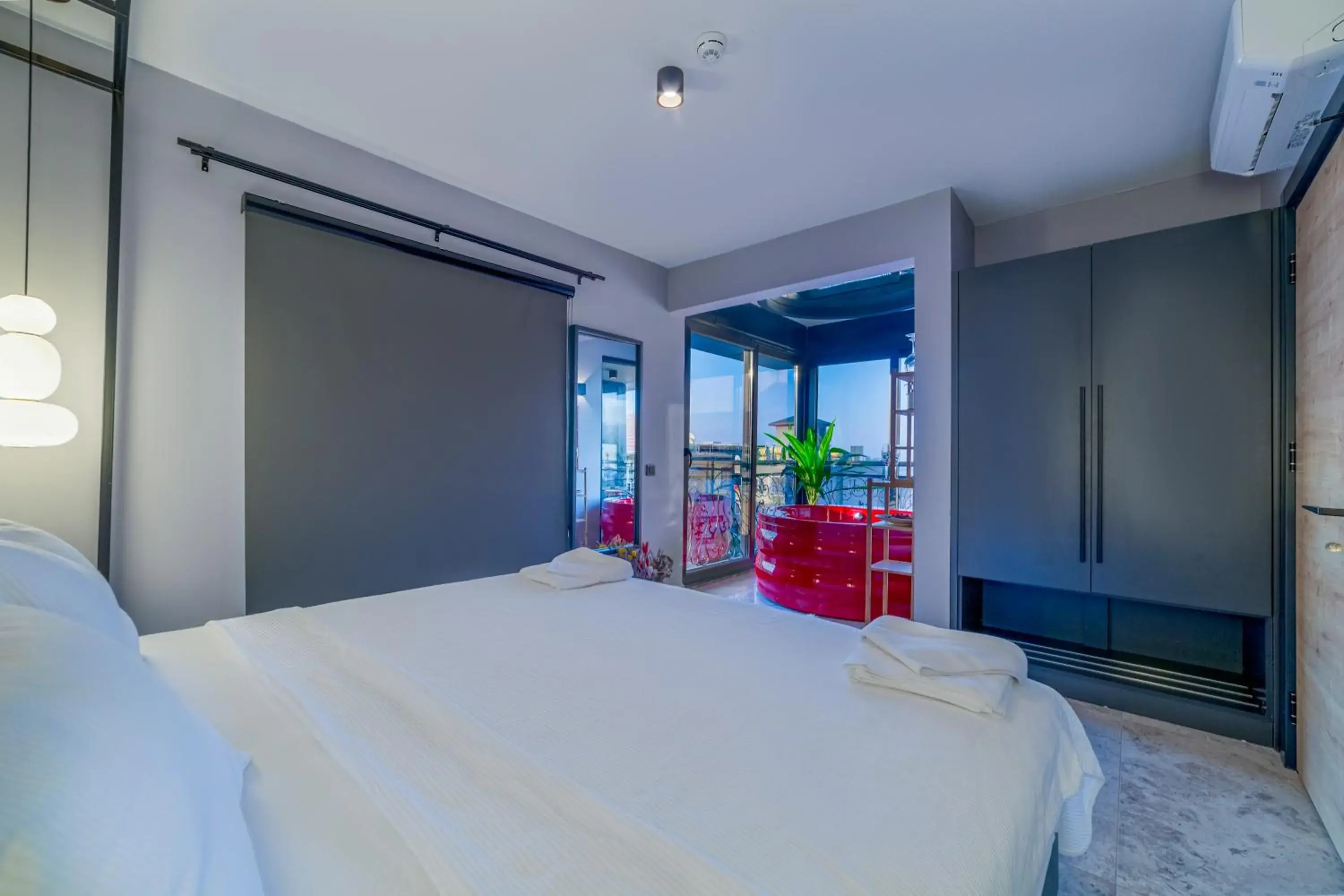 View (from property/room), Bed in Aria Riva Apart Hotel View (from property/room), Bed in Aria Riva Apart Hotel