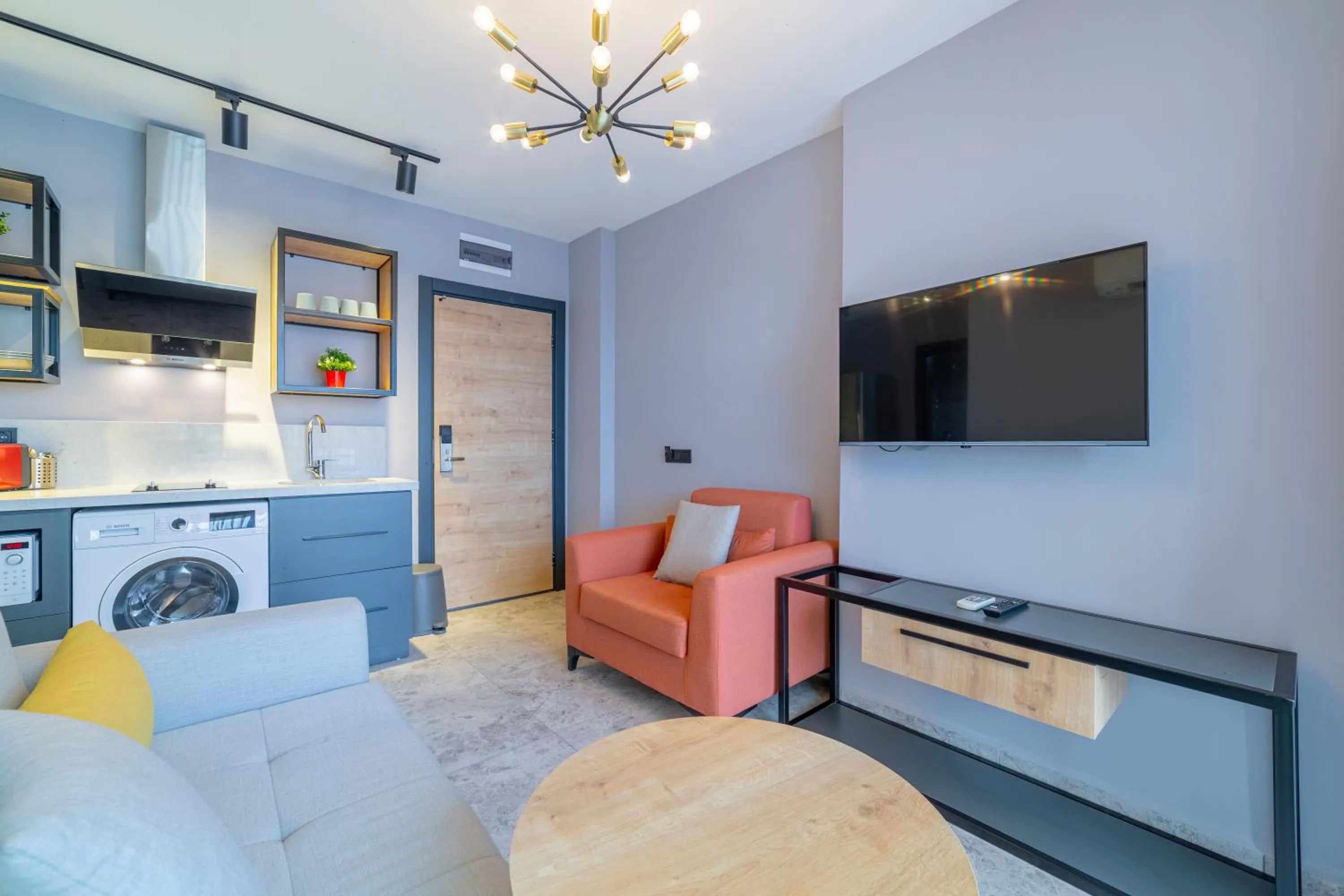 TV and multimedia in Aria Riva Apart Hotel