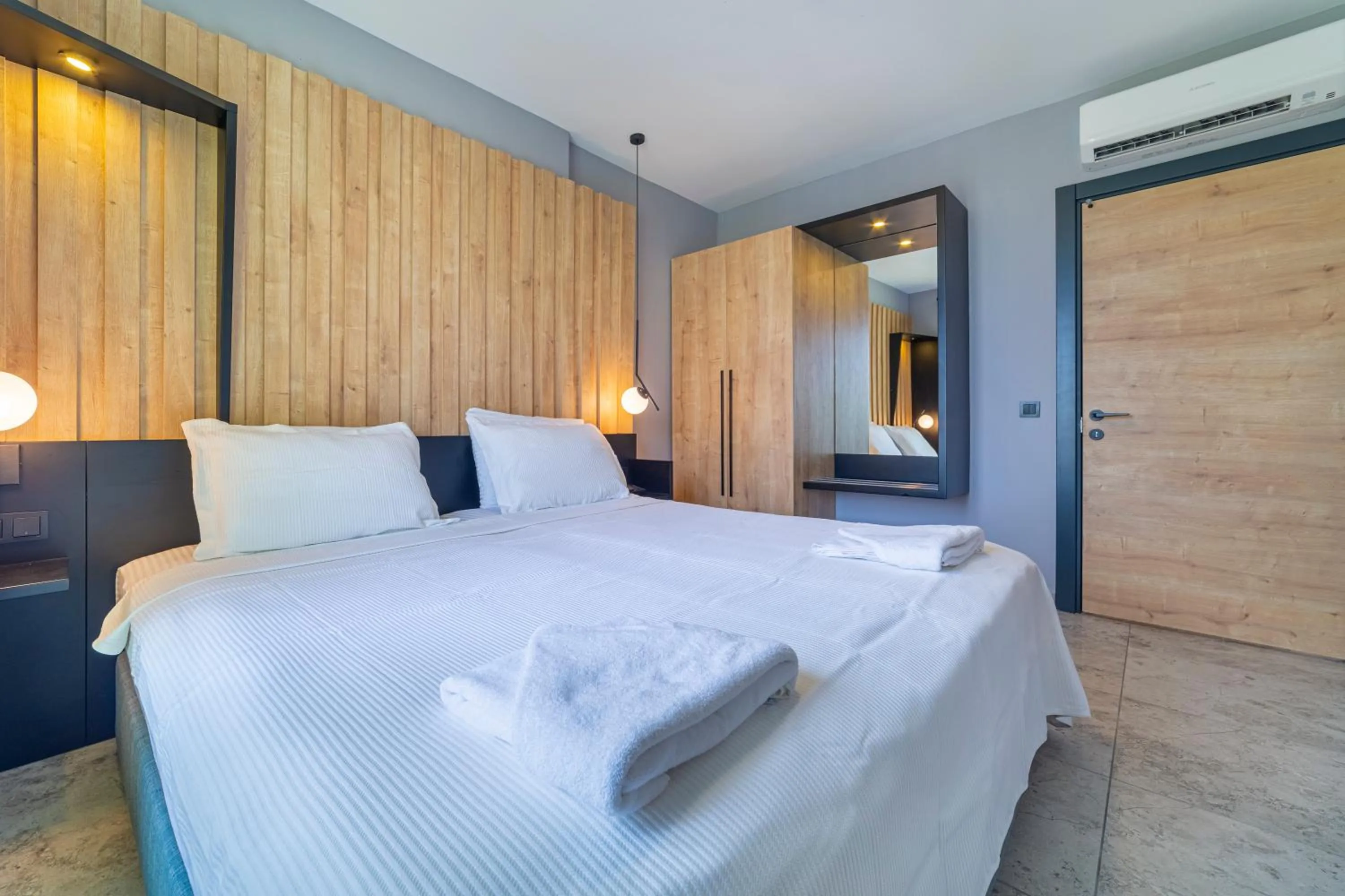 Bedroom, Bed in Aria Riva Apart Hotel