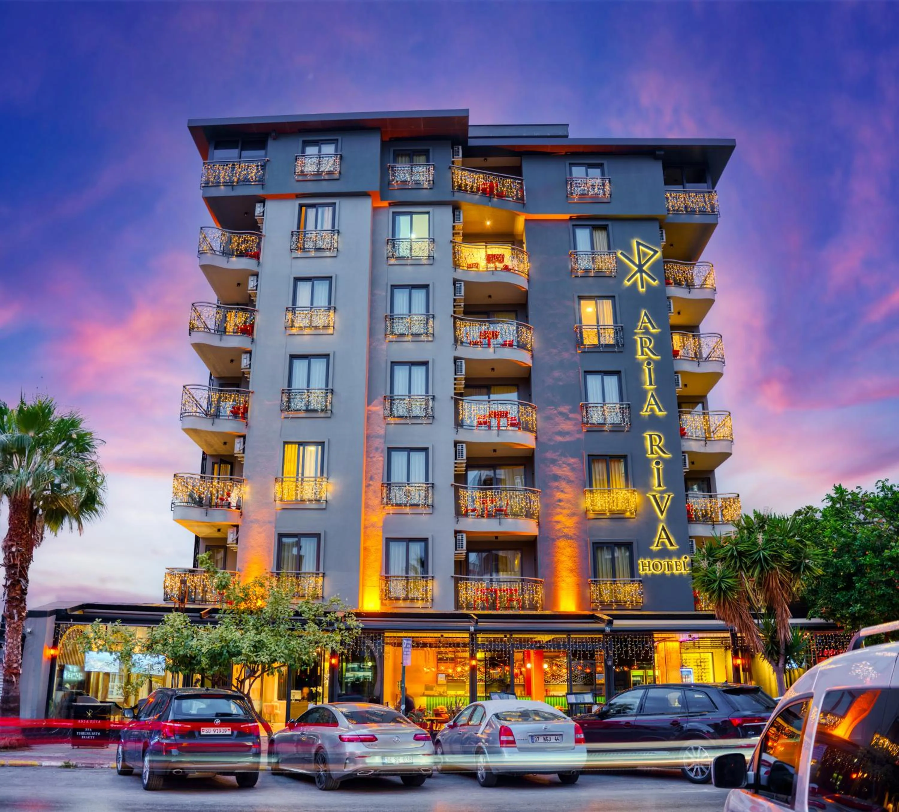 Property building in Aria Riva Apart Hotel