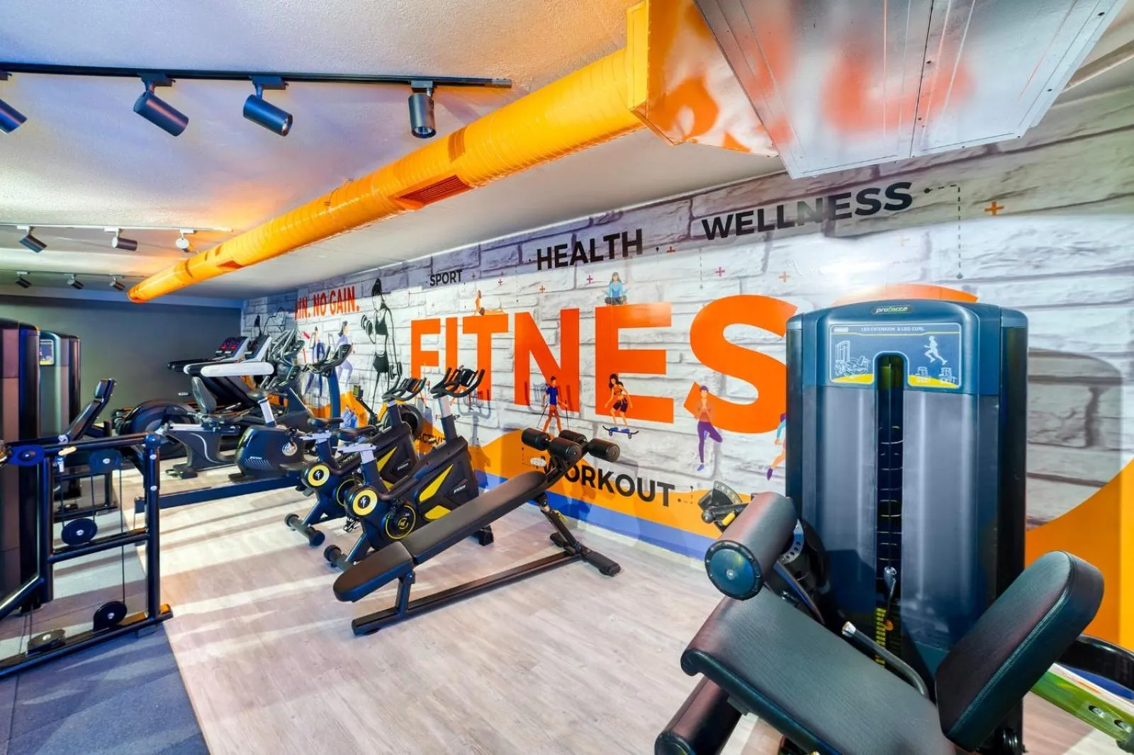 Fitness centre/facilities in Aria Riva Apart Hotel
