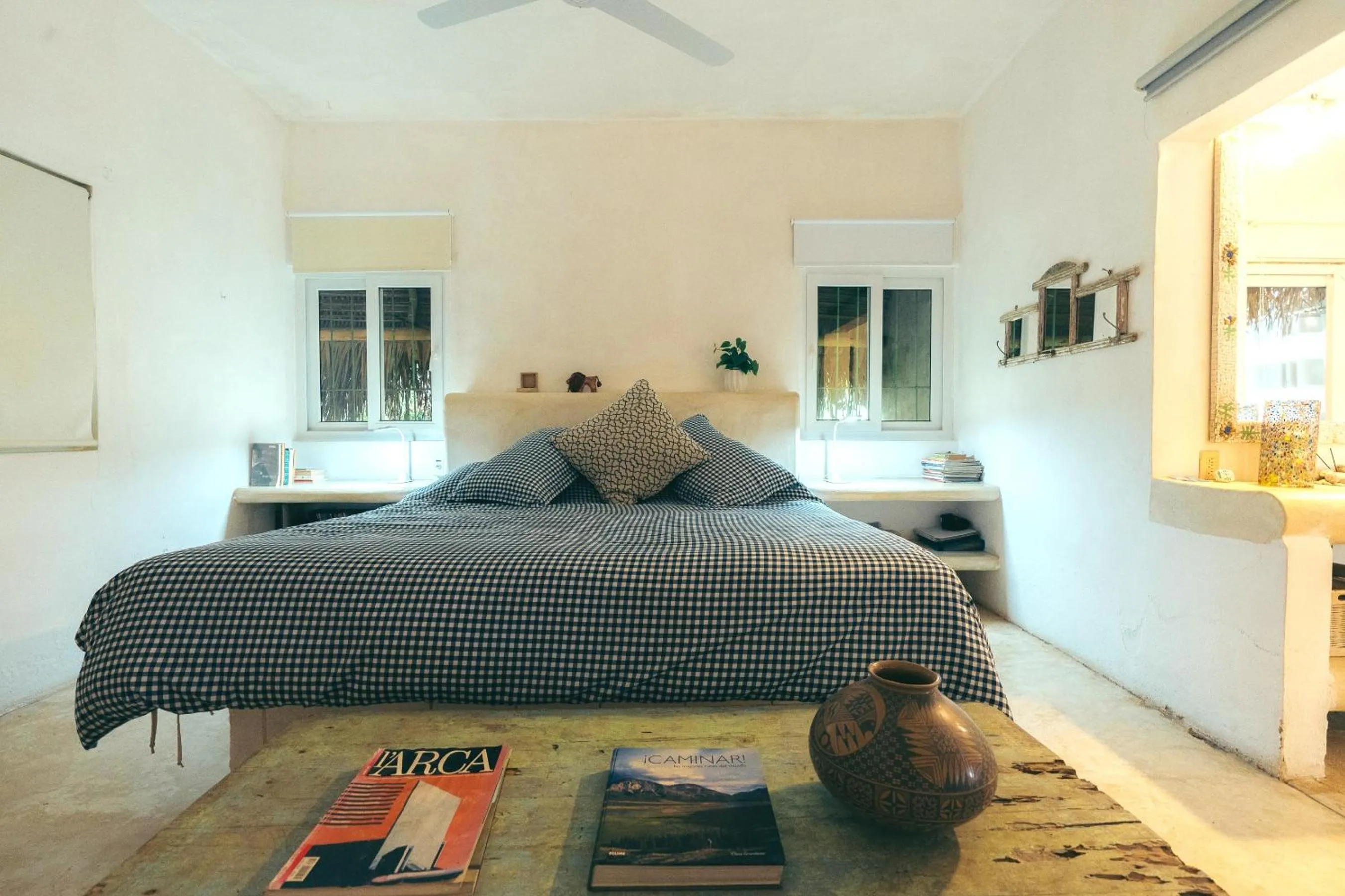 Bed in Junto al Rio Bungalows & Suites