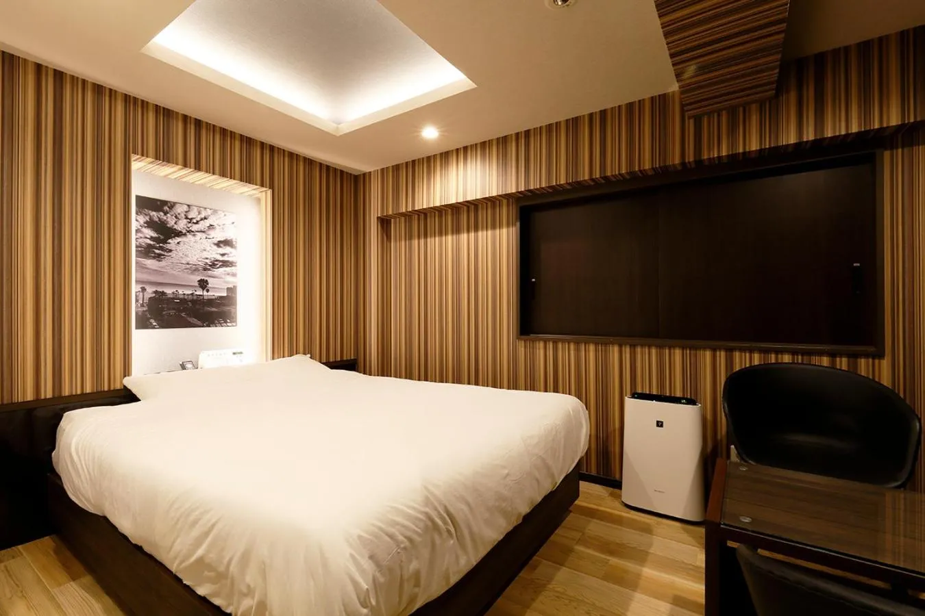 Bed in 555MOTEL SHONAN