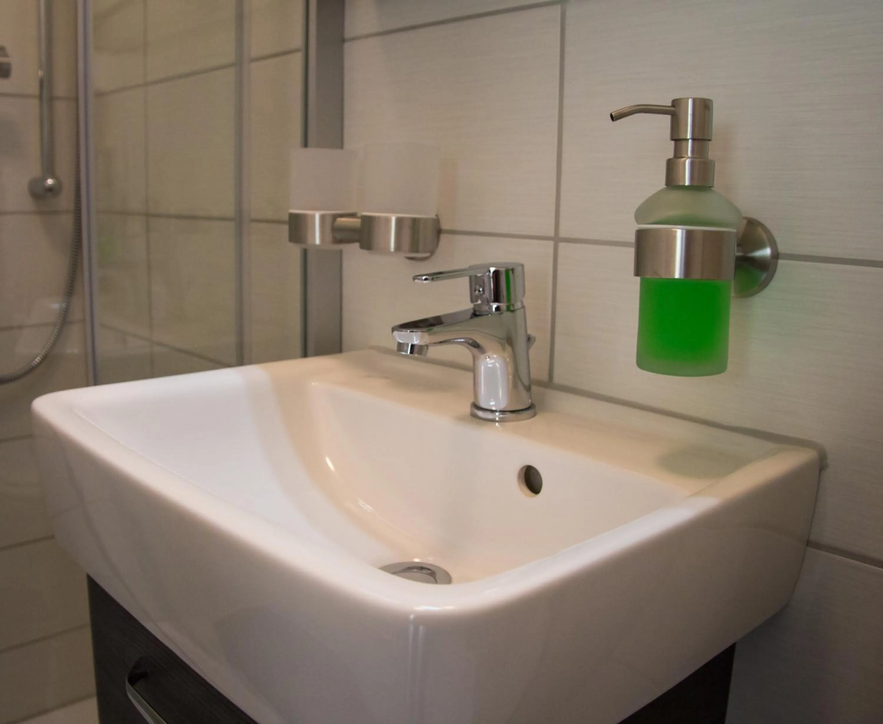 Bathroom in REGIOHOTEL Wolmirstedter Hof Wolmirstedt