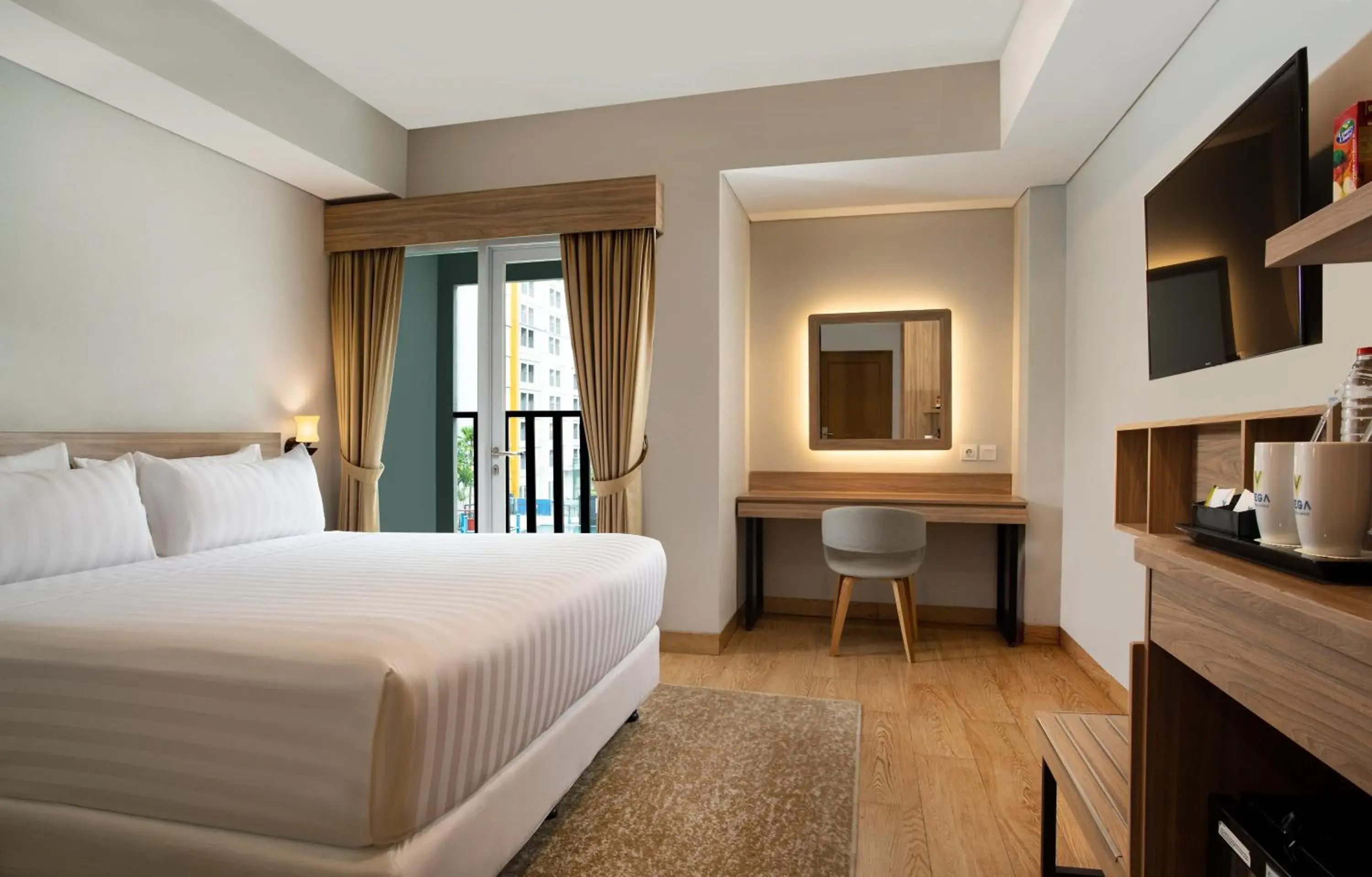 Bed in Vega Hotel Gading Serpong Bed in Vega Hotel Gading Serpong