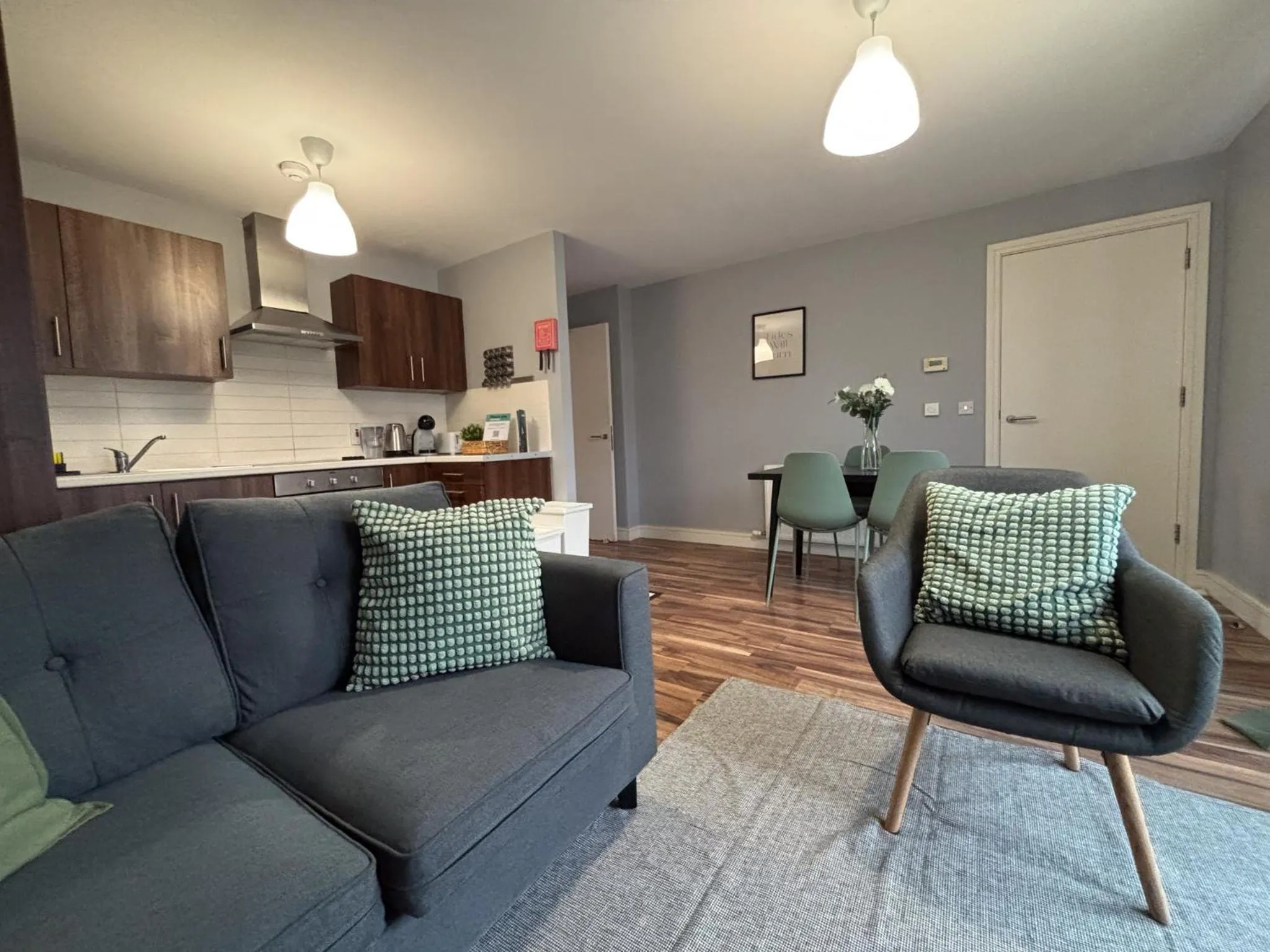 Living room in Leevin Studios