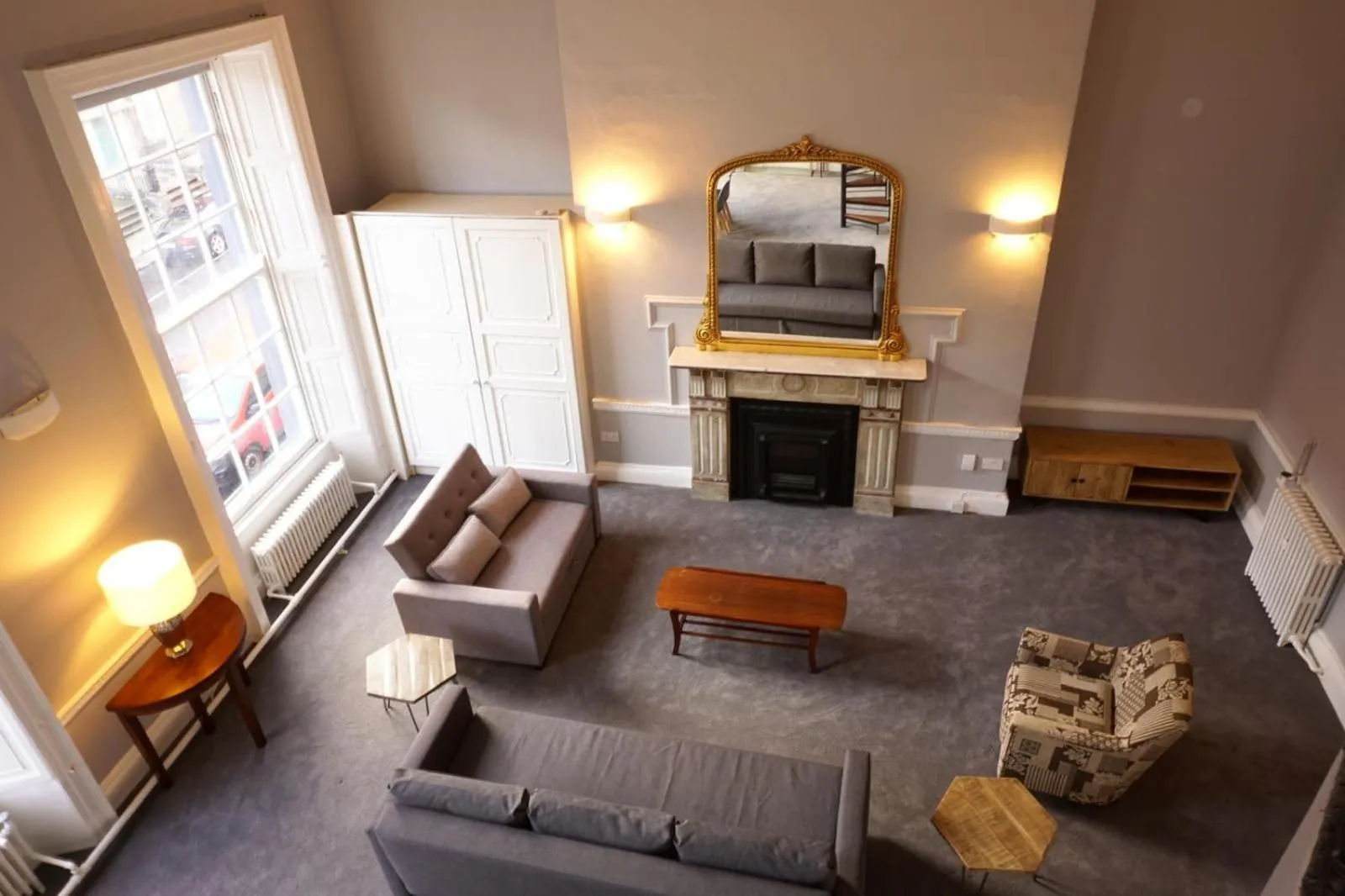 Living room in Leevin Studios