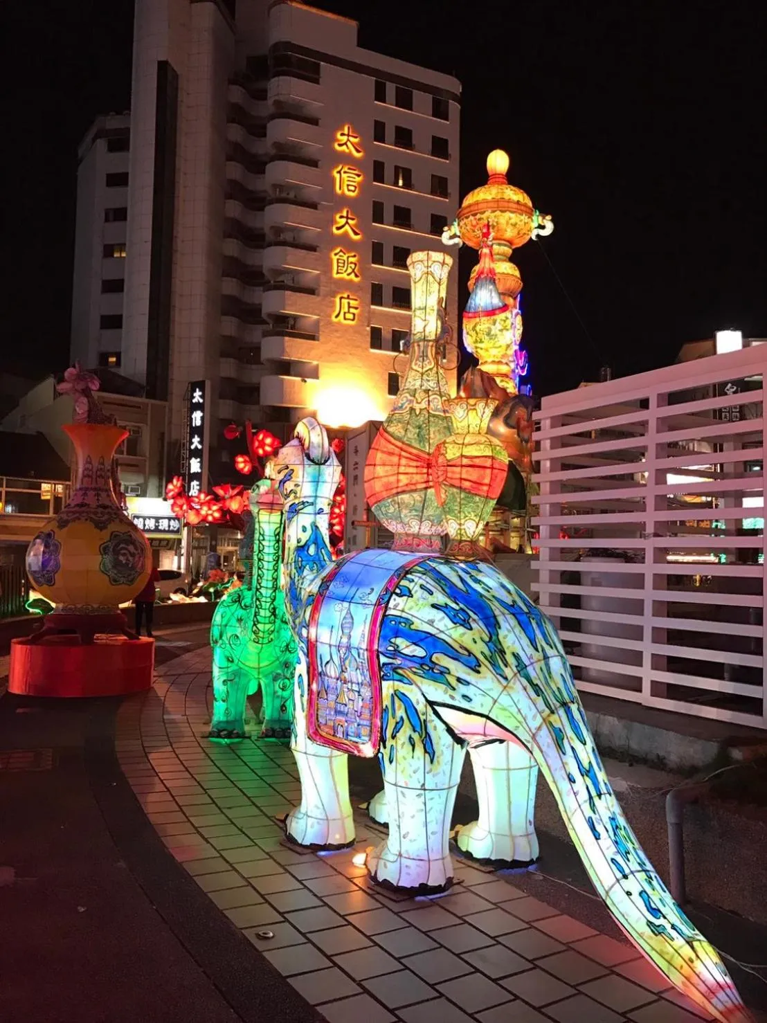 Bird's eye view in Tai Shinu Hotel