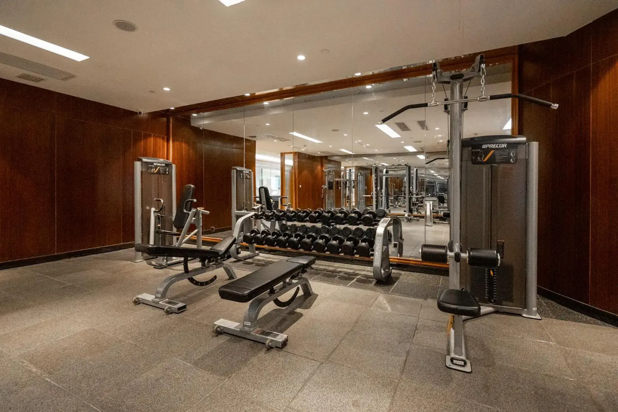 Fitness centre/facilities in Hilton Foshan - Free Shuttle Bus to Canton Fair Fitness centre/facilities in Hilton Foshan - Free Shuttle Bus to Canton Fair