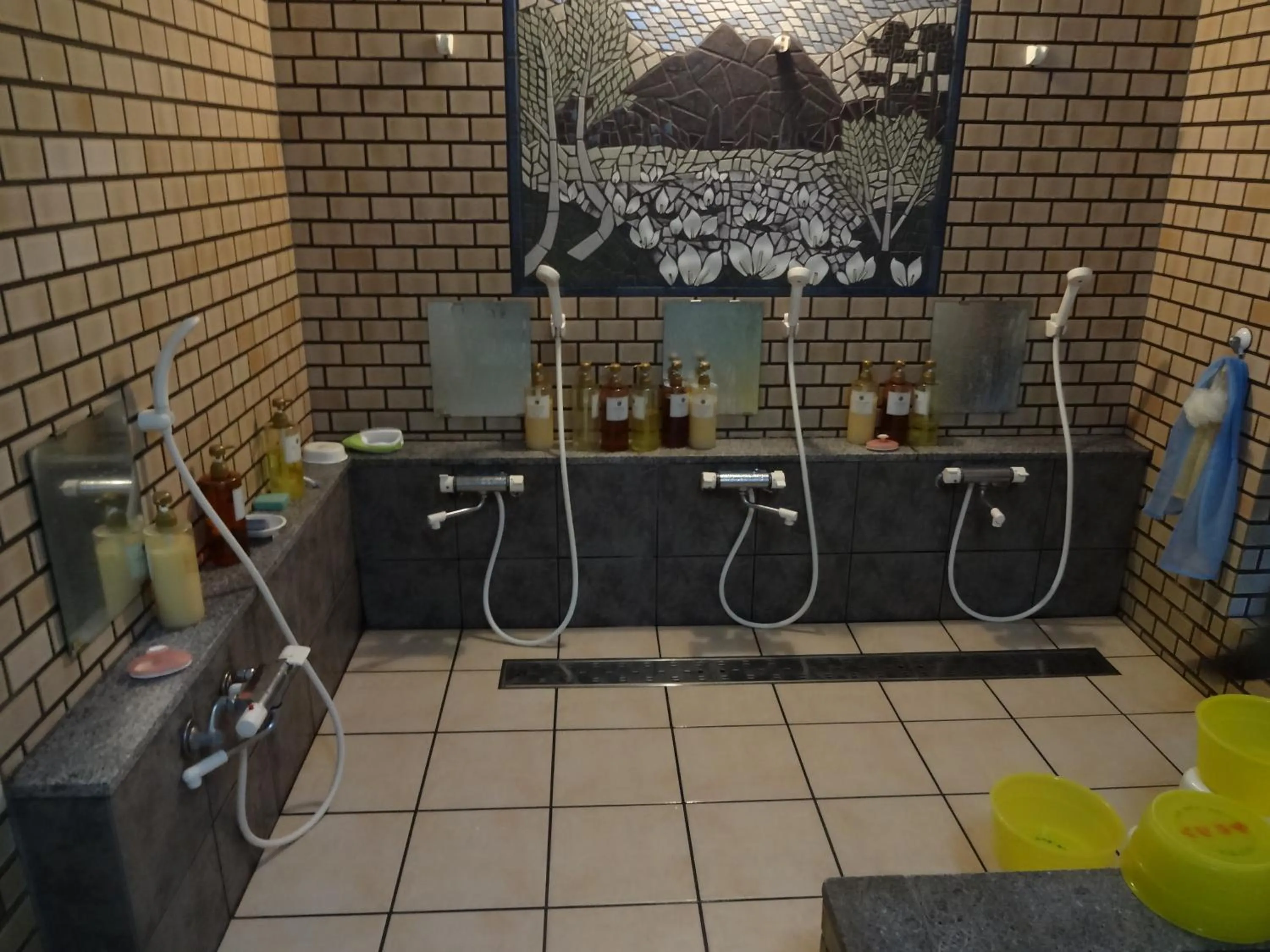 Hot Spring Bath in Hanasaku Onsen Yoshiyaso