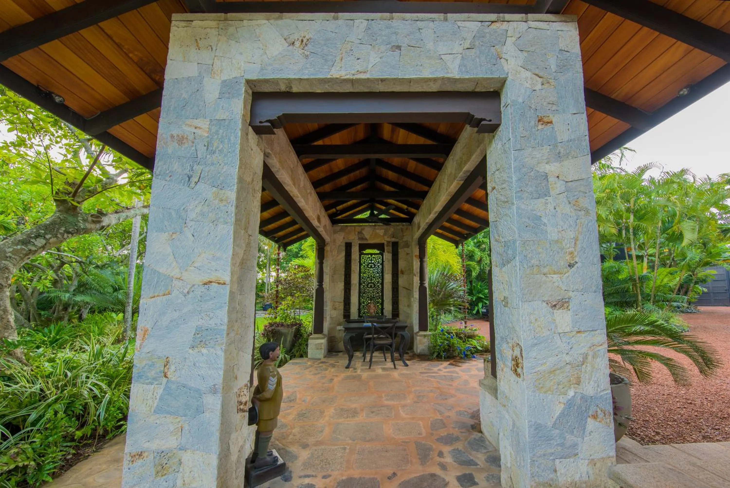 Patio in Sergeant House Boutique Villa & Private Beach