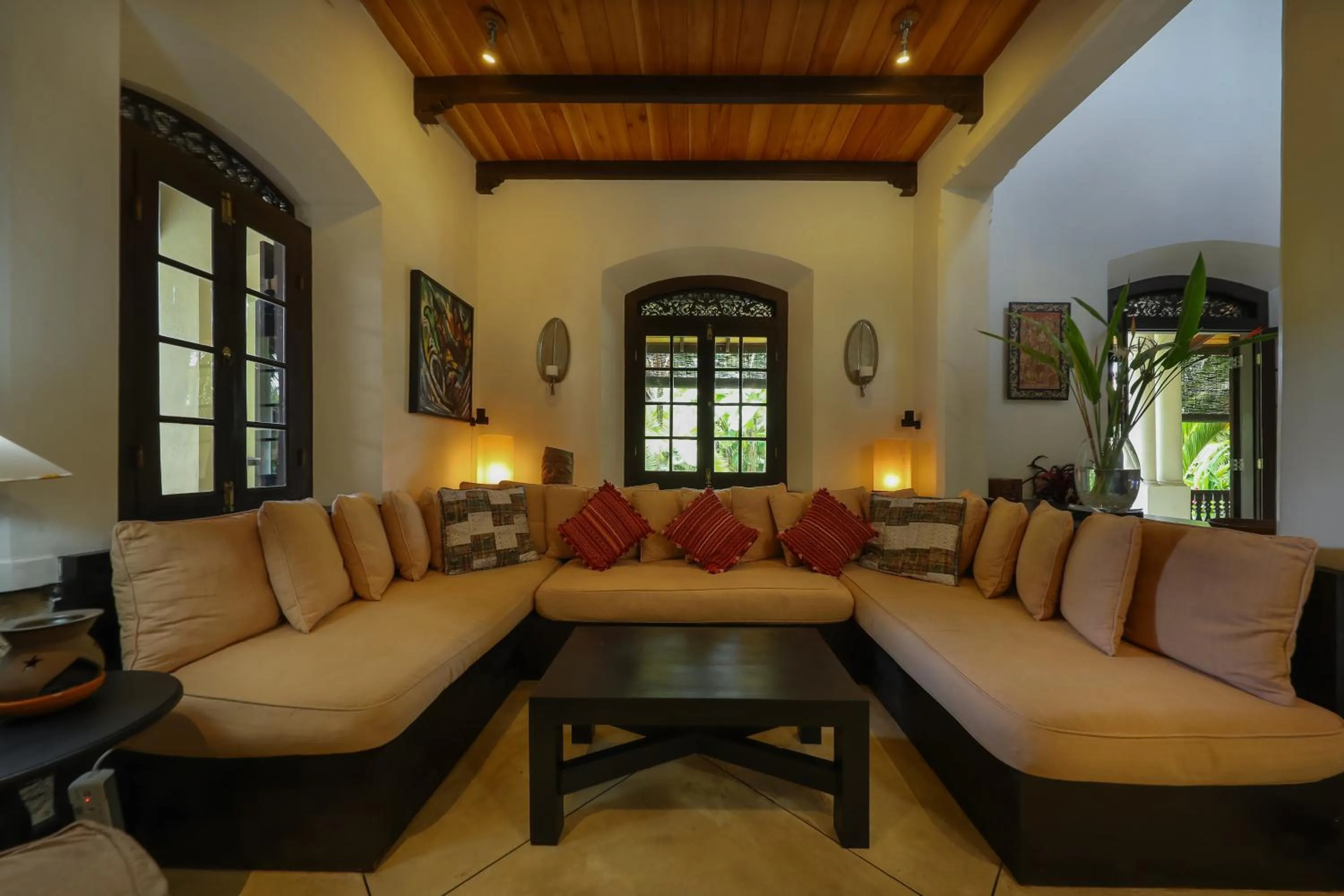 Living room in Sergeant House Boutique Villa & Private Beach