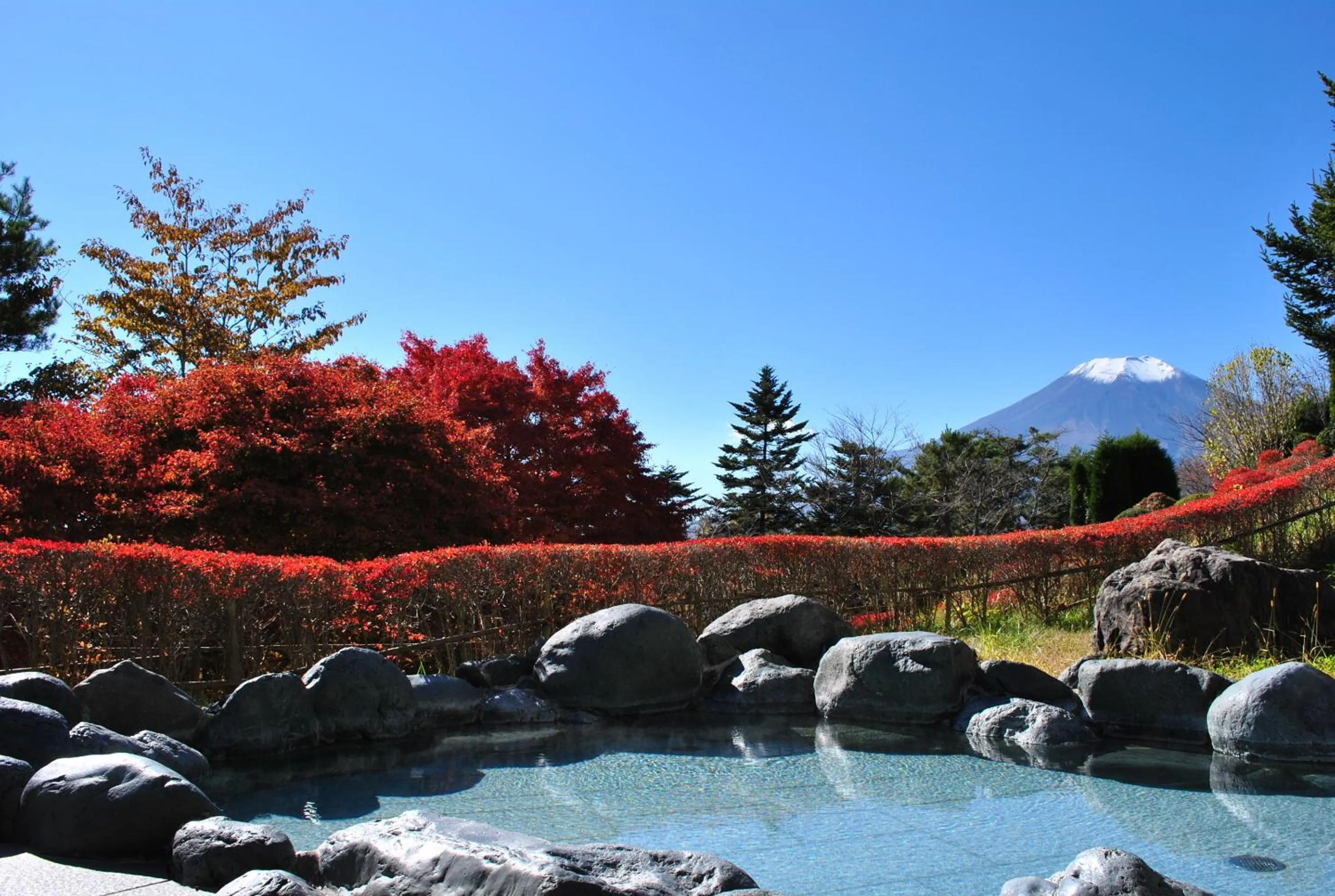 Hot Spring Bath in Hotel Mt. Fuji