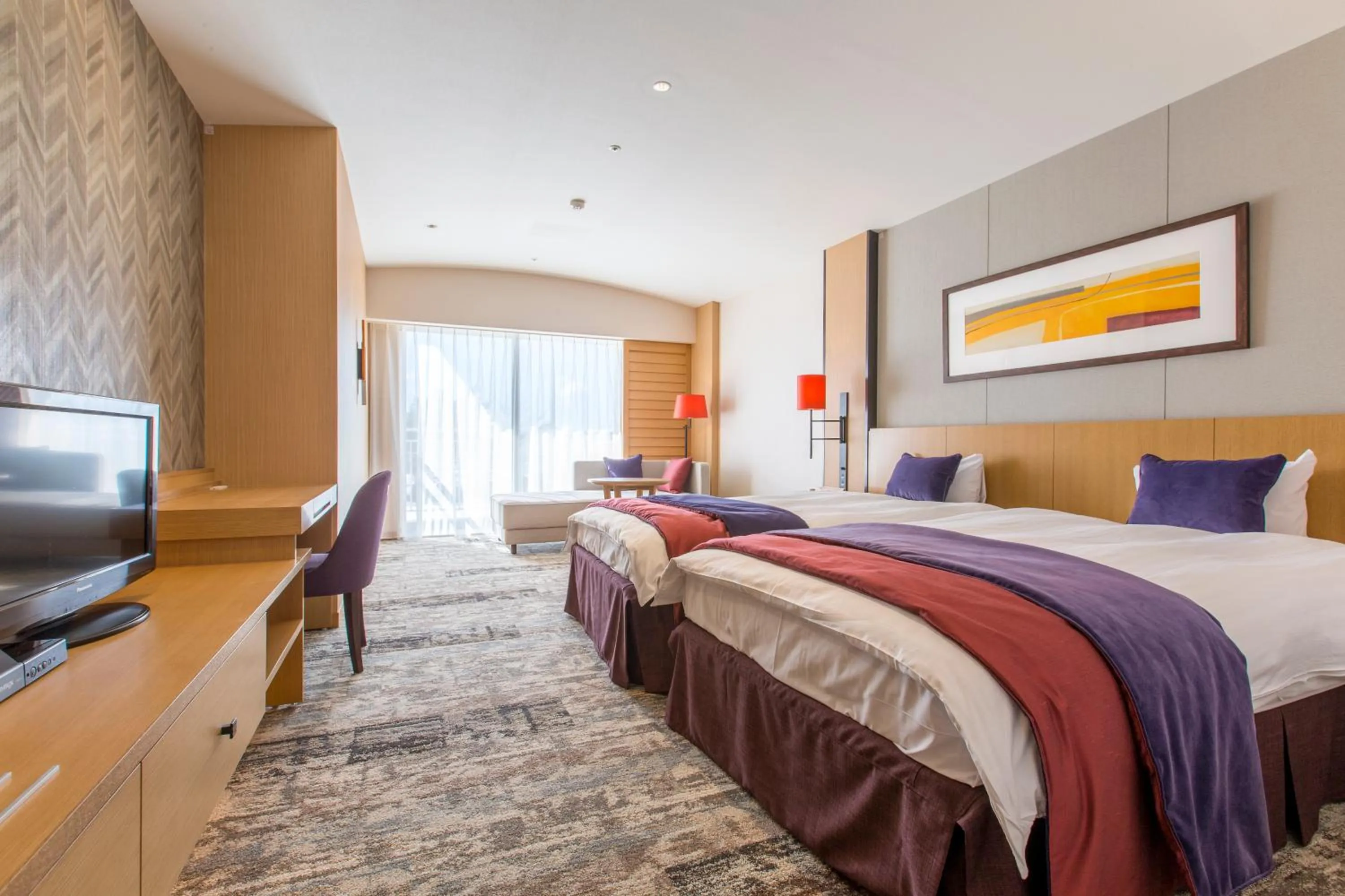 Photo of the whole room, Bed in Hotel Mt. Fuji