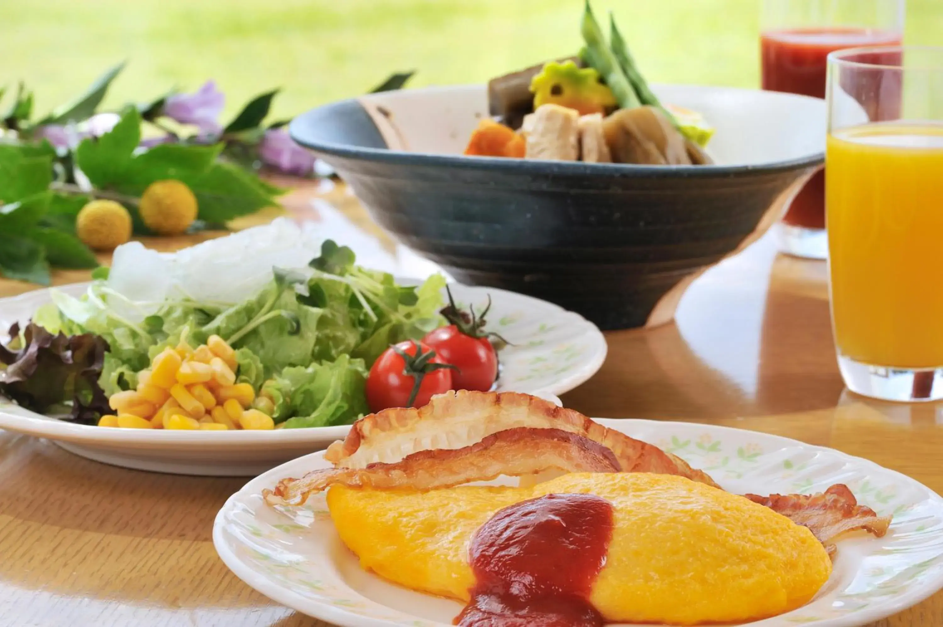 Food and drinks in Hotel Mt. Fuji Food and drinks in Hotel Mt. Fuji