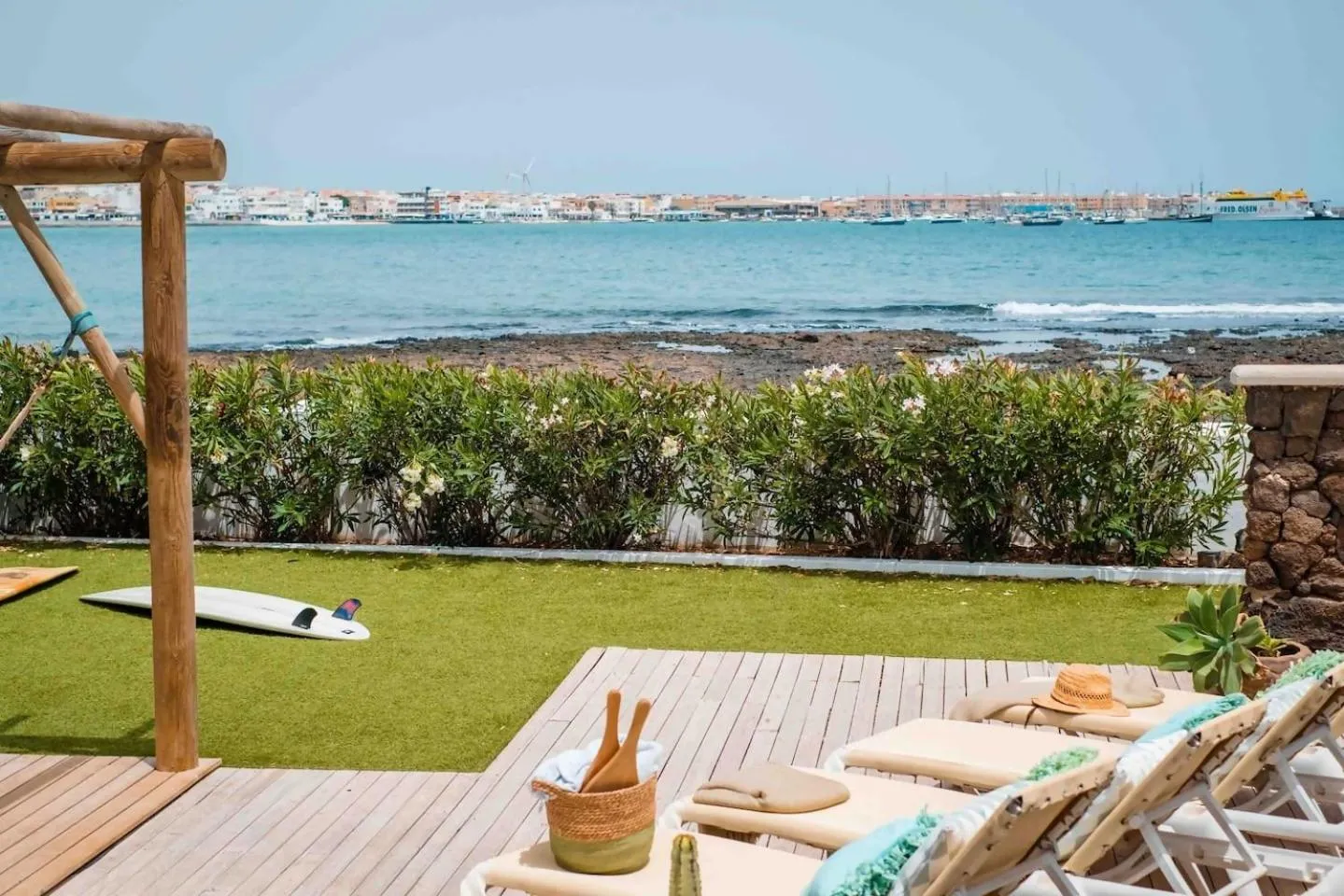 Sea view in Villa Maluhia Frente Al Mar y Jacuzzi, Corralejo