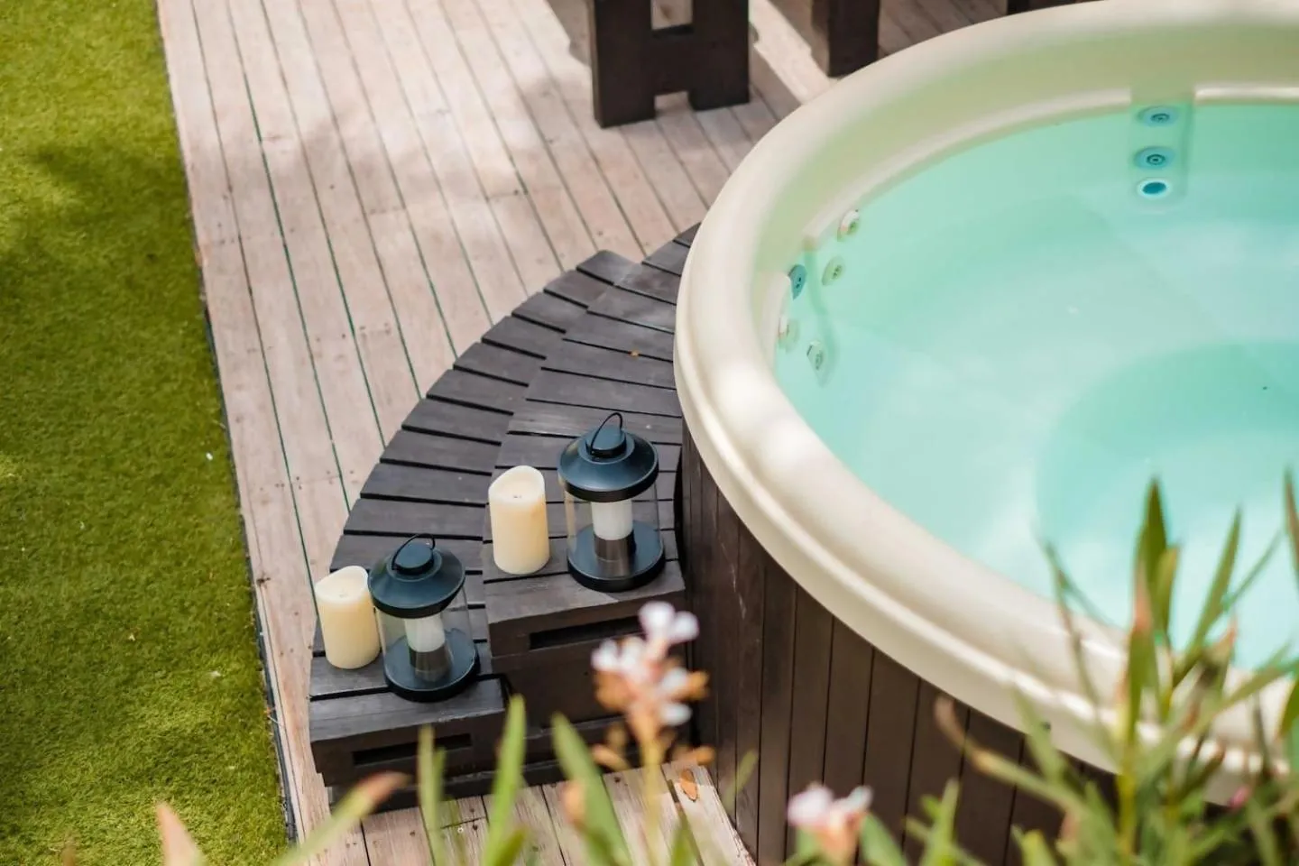 Hot Tub in Villa Maluhia Frente Al Mar y Jacuzzi, Corralejo