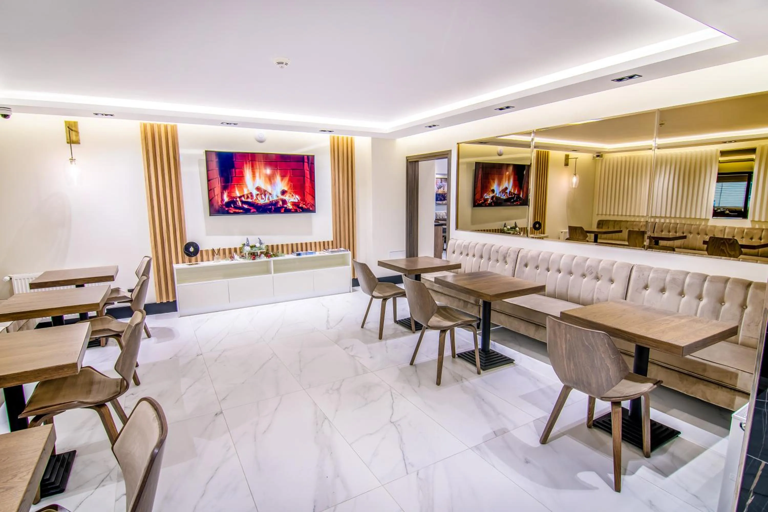 Dining area in Hotel Wilder Mann