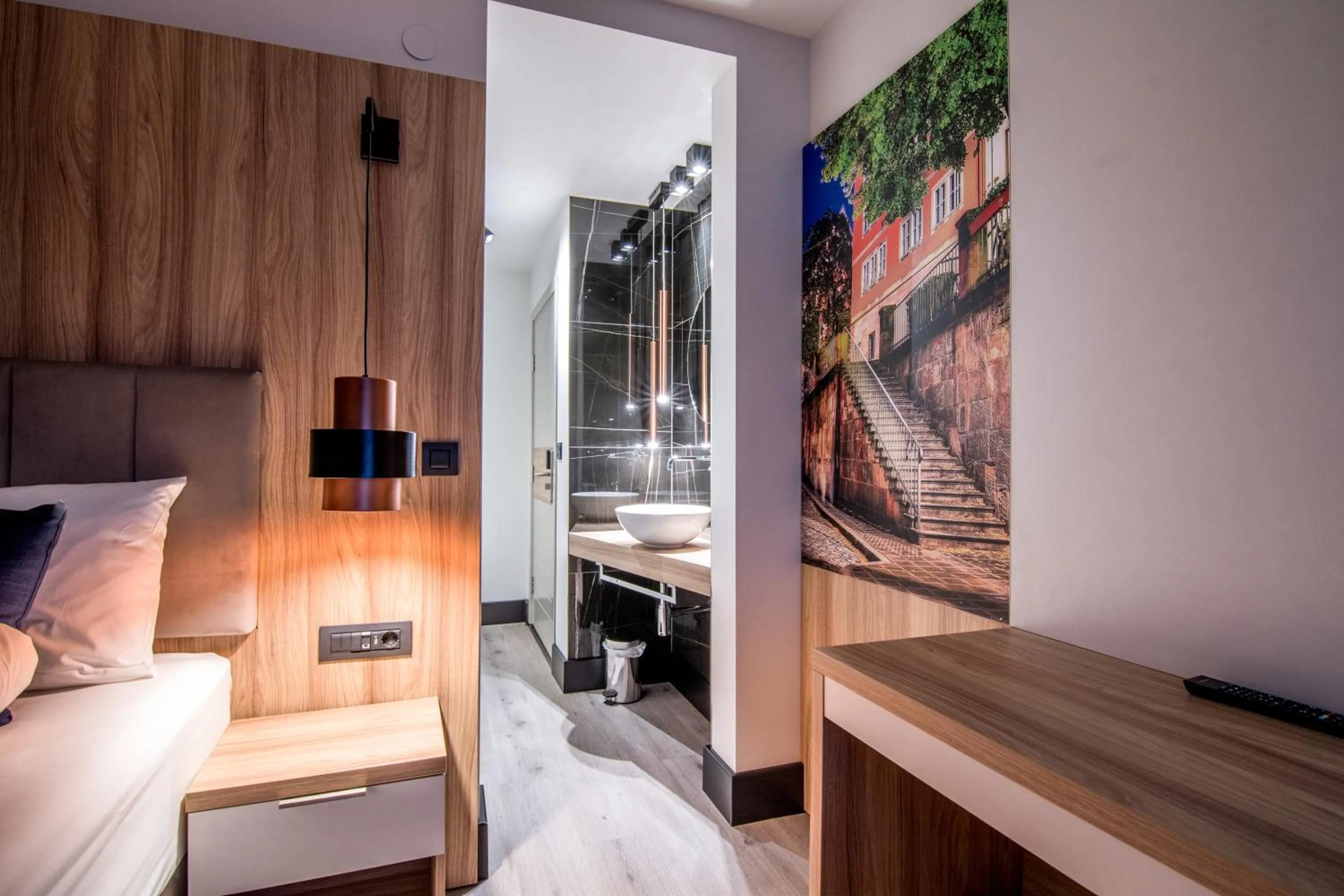 Bedroom, Bed in Hotel Wilder Mann