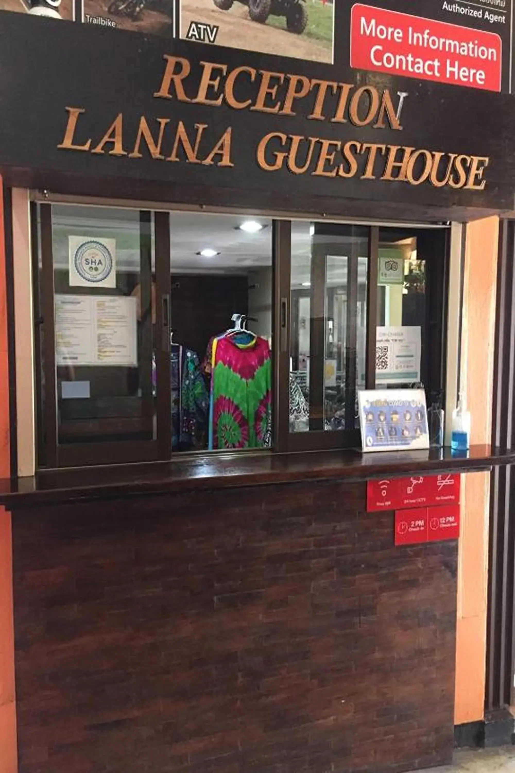 Lobby or reception in Baan Lanna at Prasingh Lobby or reception in Baan Lanna at Prasingh