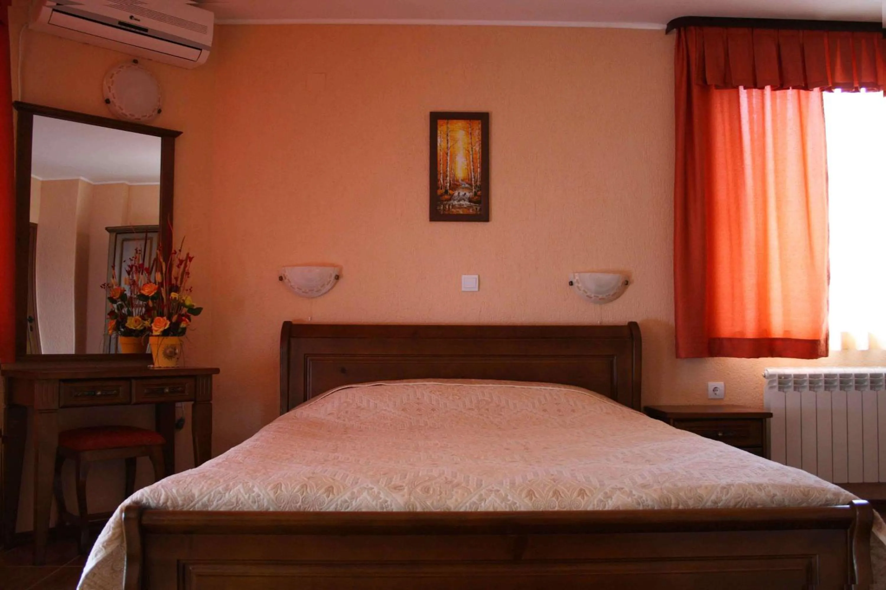 Bed in Spartak Family Hotel