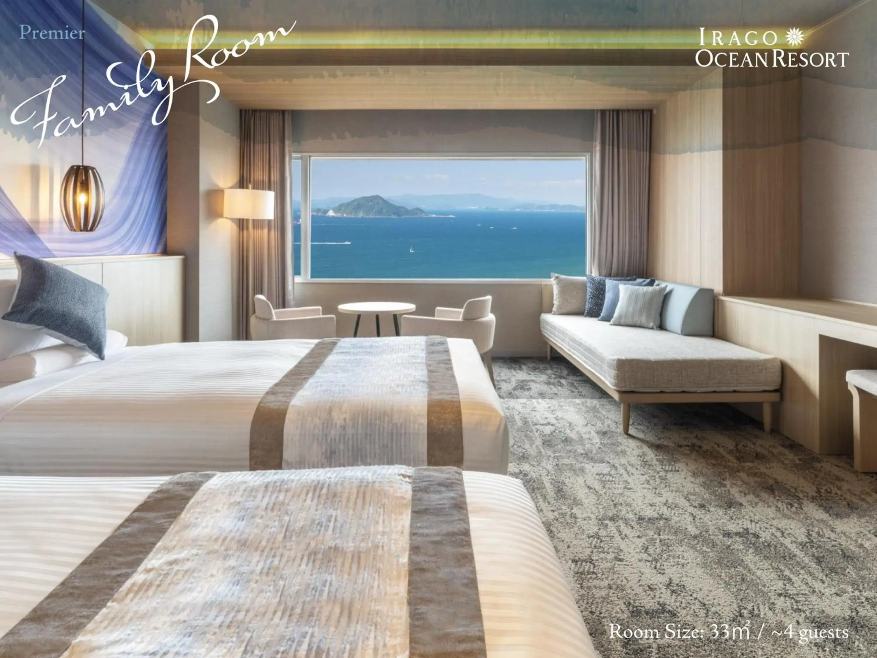 Bed in Irago Ocean Resort Bed in Irago Ocean Resort