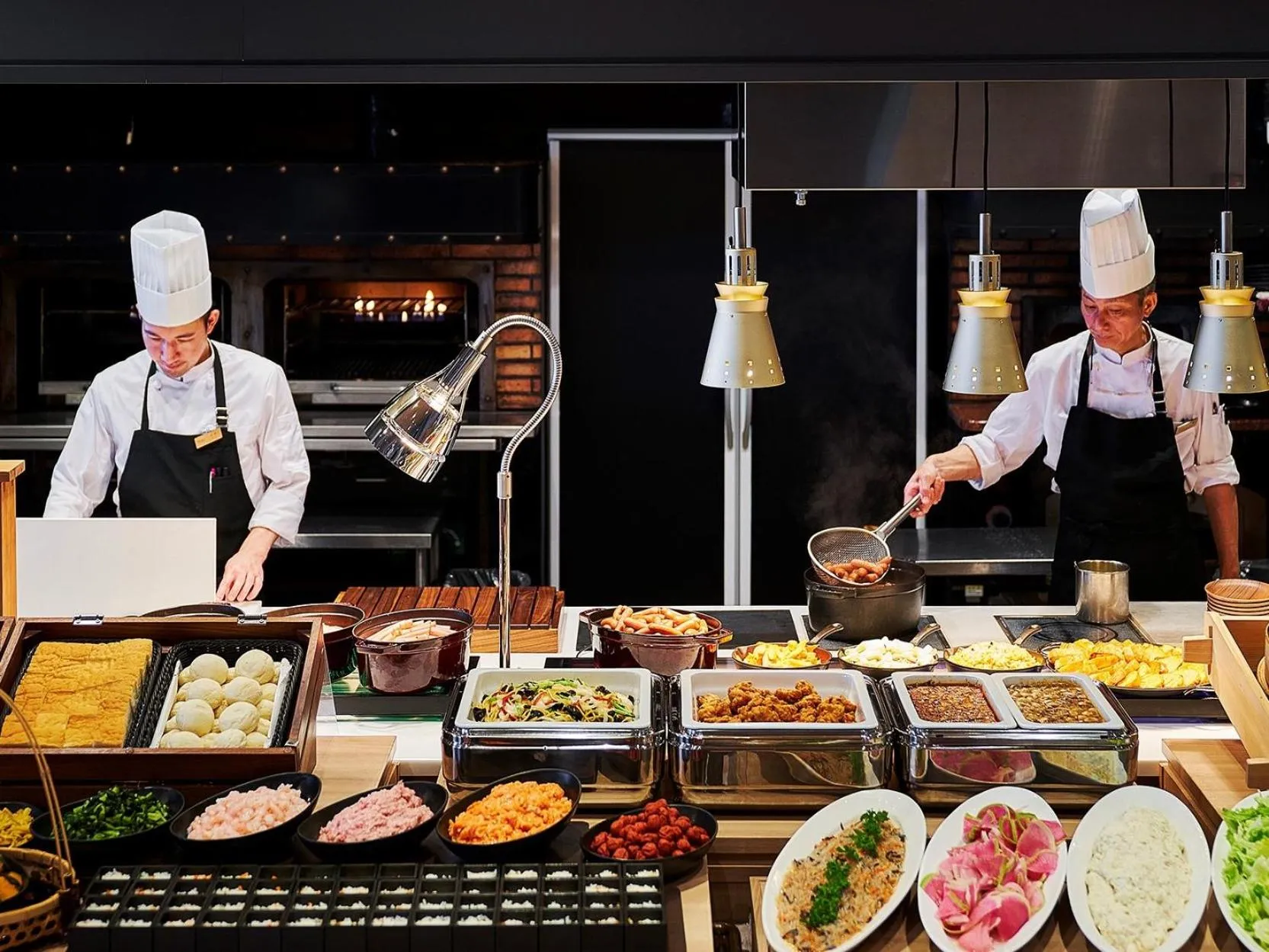 Buffet breakfast in Irago Ocean Resort