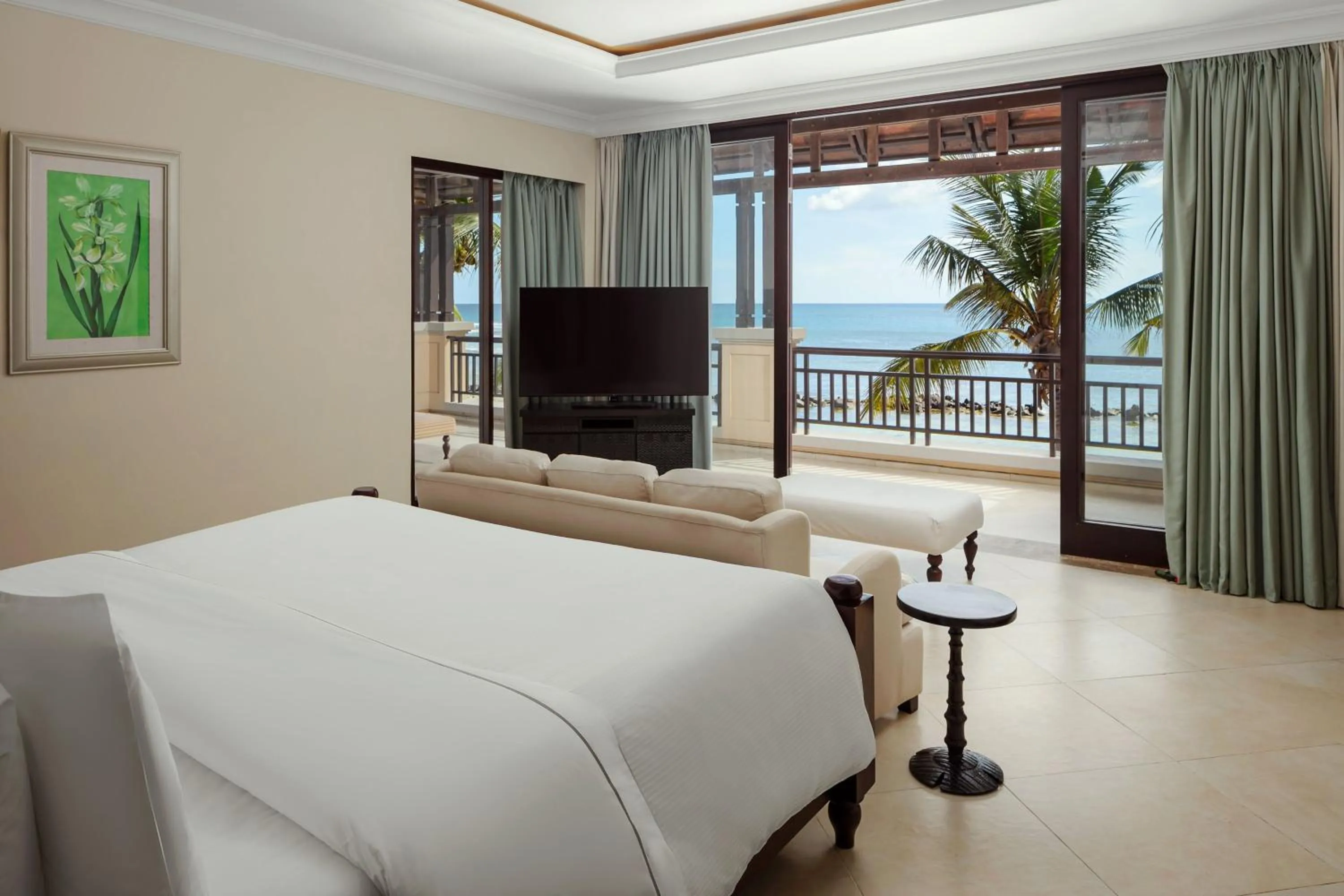Beach, Bed in The Westin Turtle Bay Resort & Spa, Mauritius