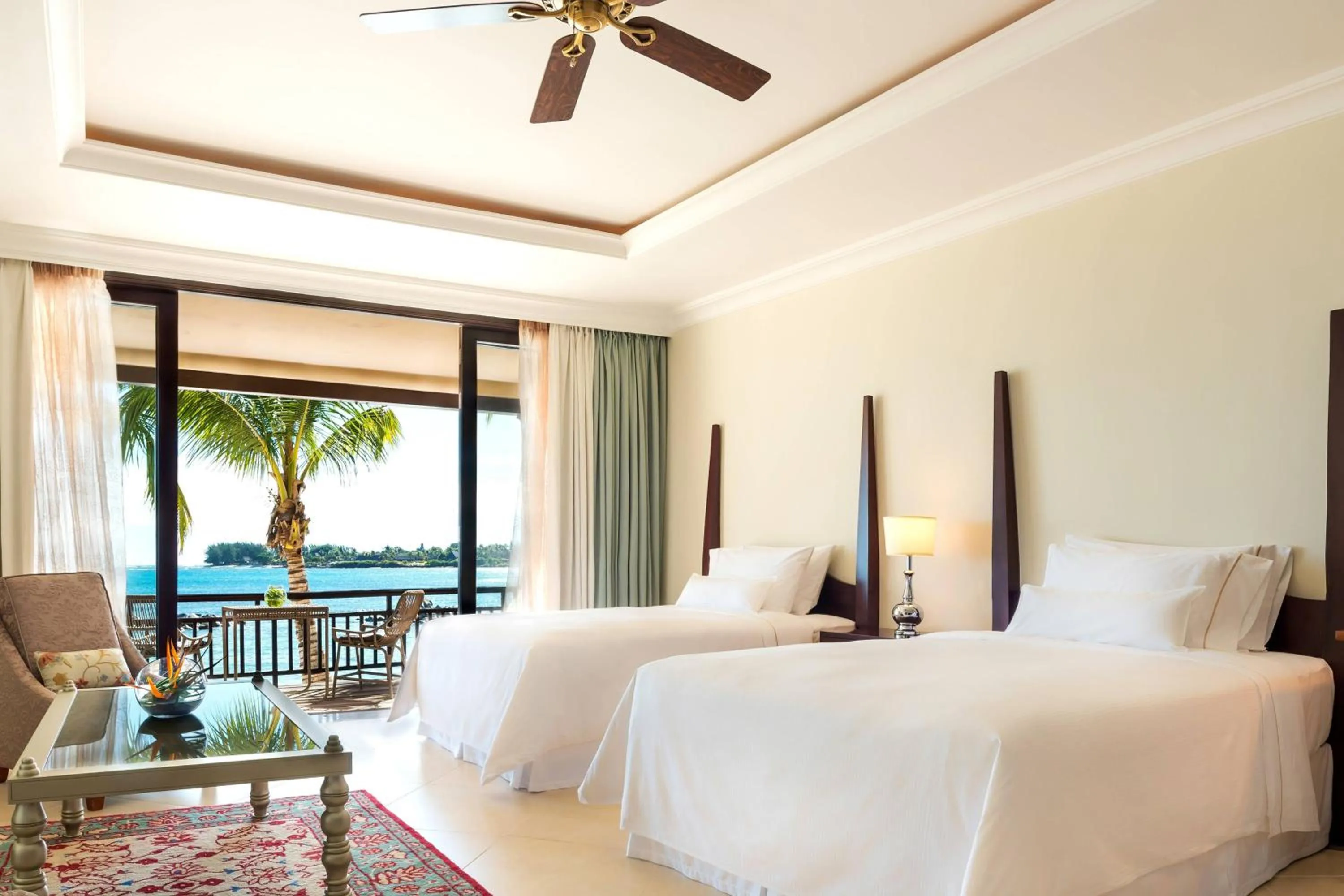 Beach, Bed in The Westin Turtle Bay Resort & Spa, Mauritius