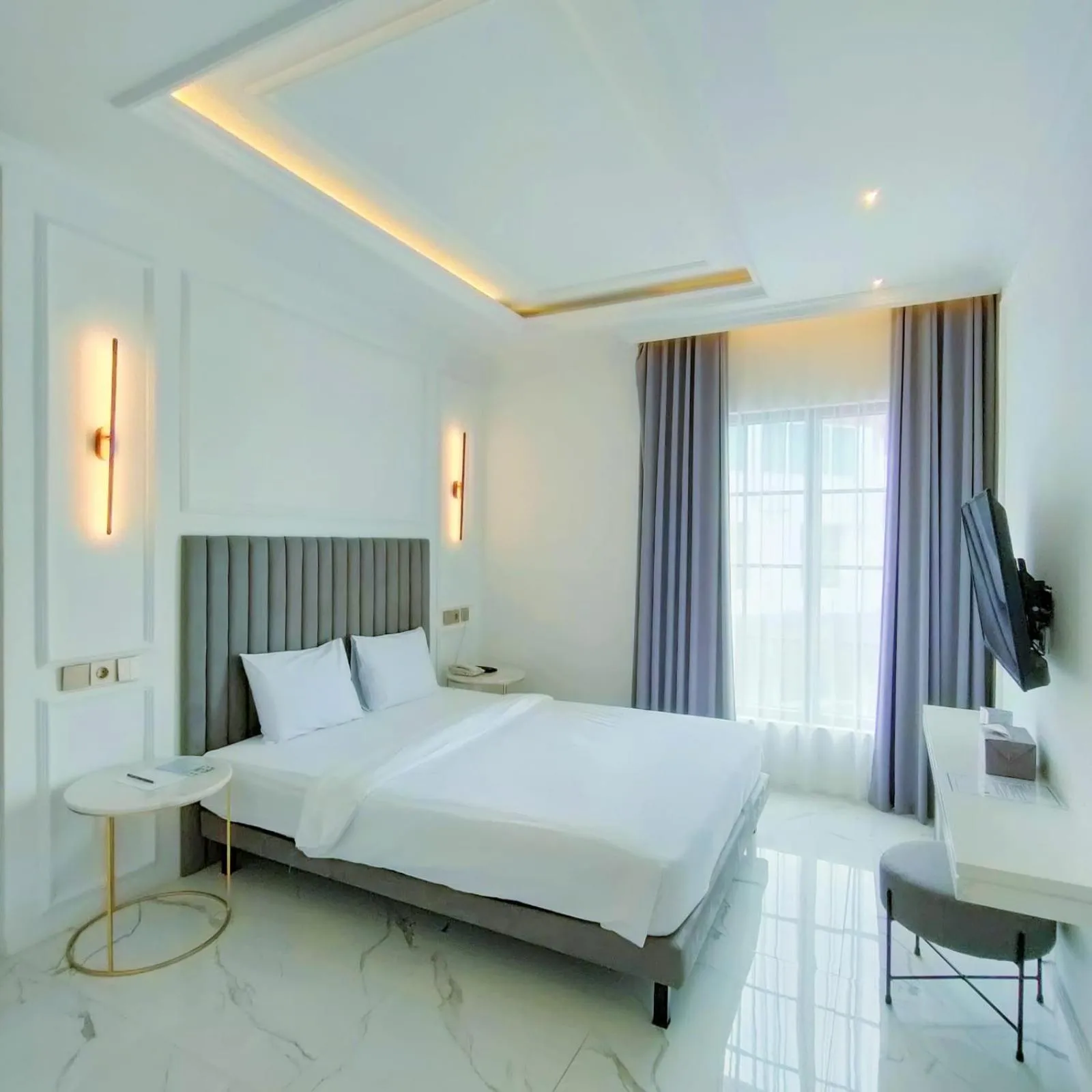 Bed in Kala Hotel Semarang