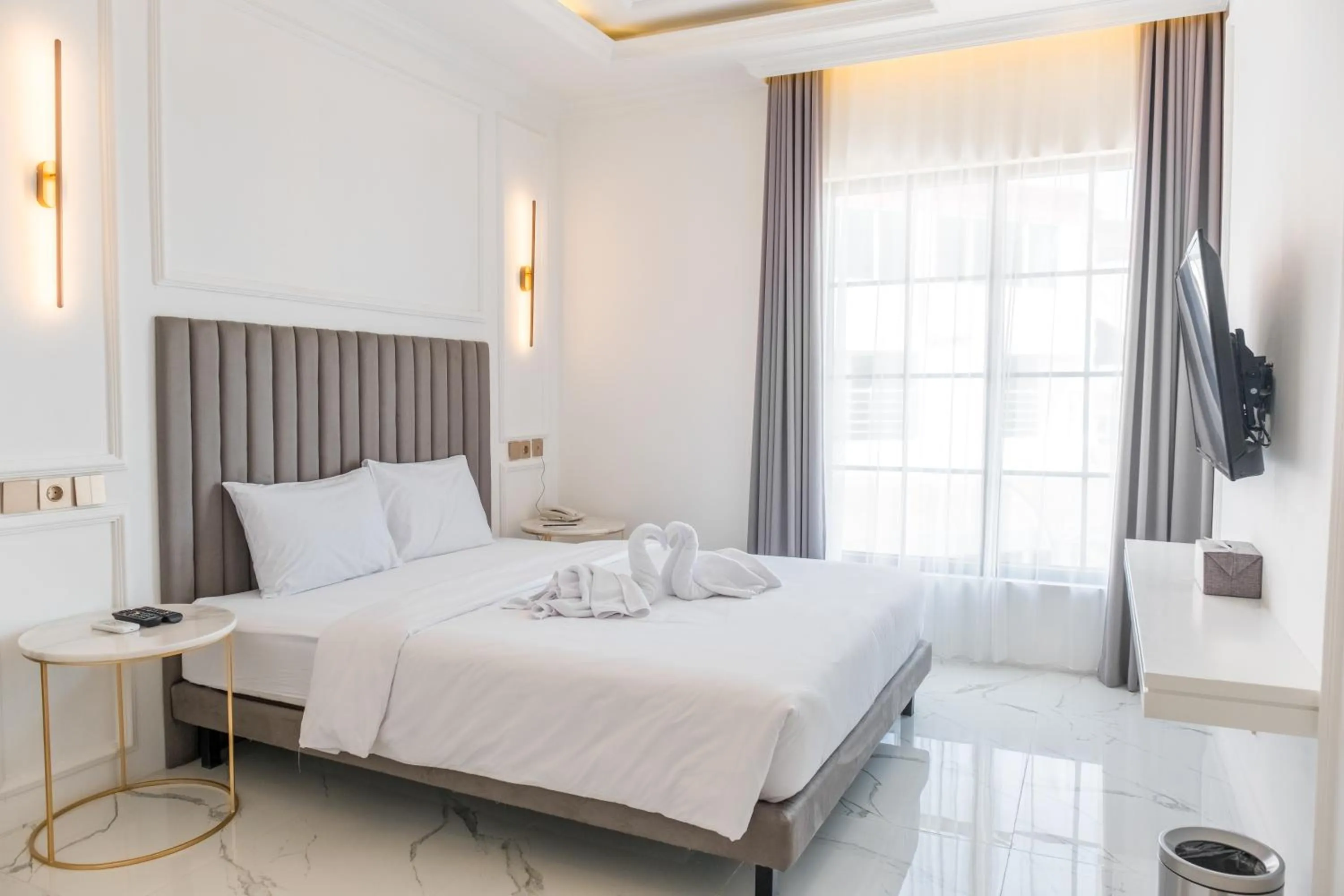 Bed in Kala Hotel Semarang