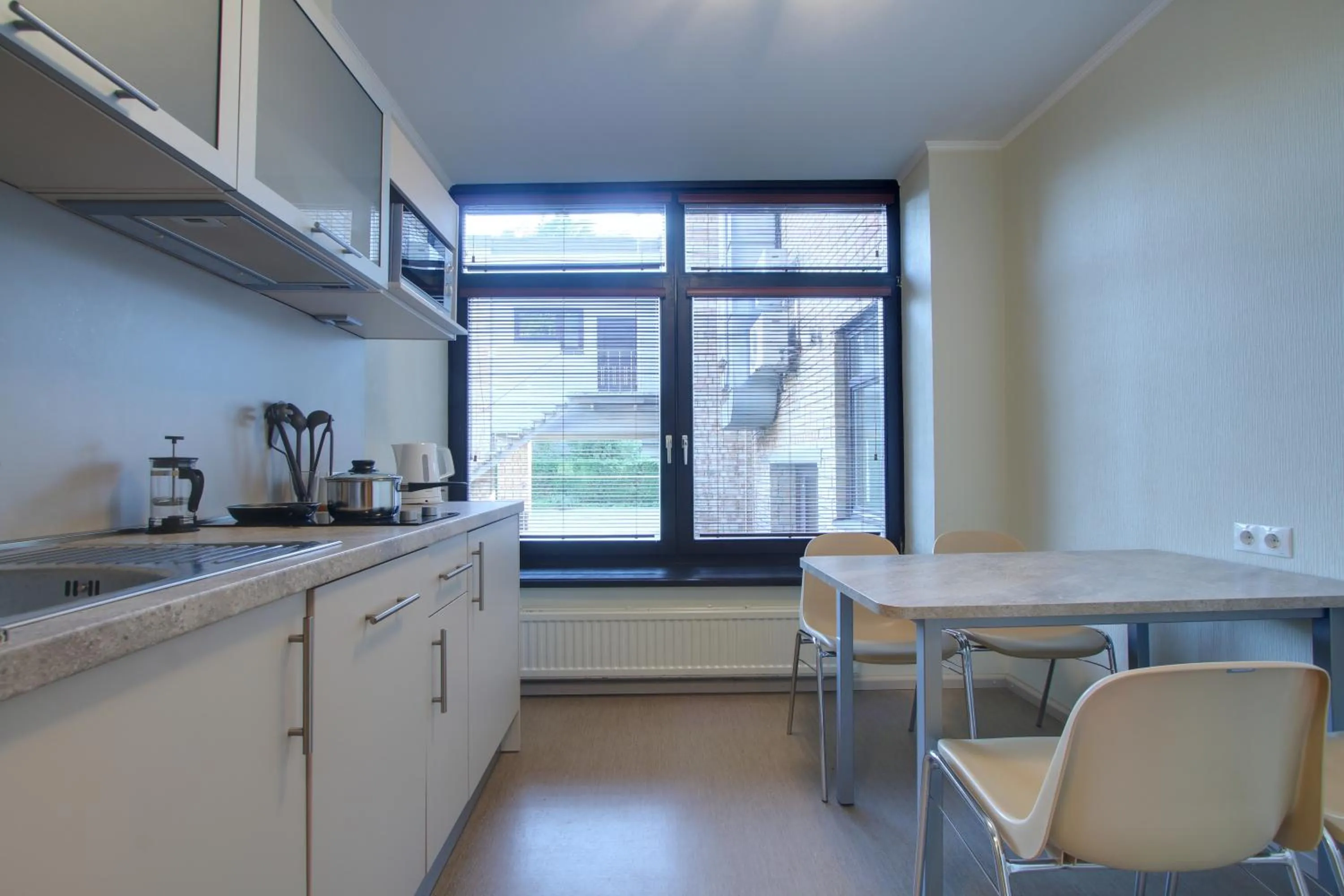 Kitchen or kitchenette in Marine Hotel Jūrmala