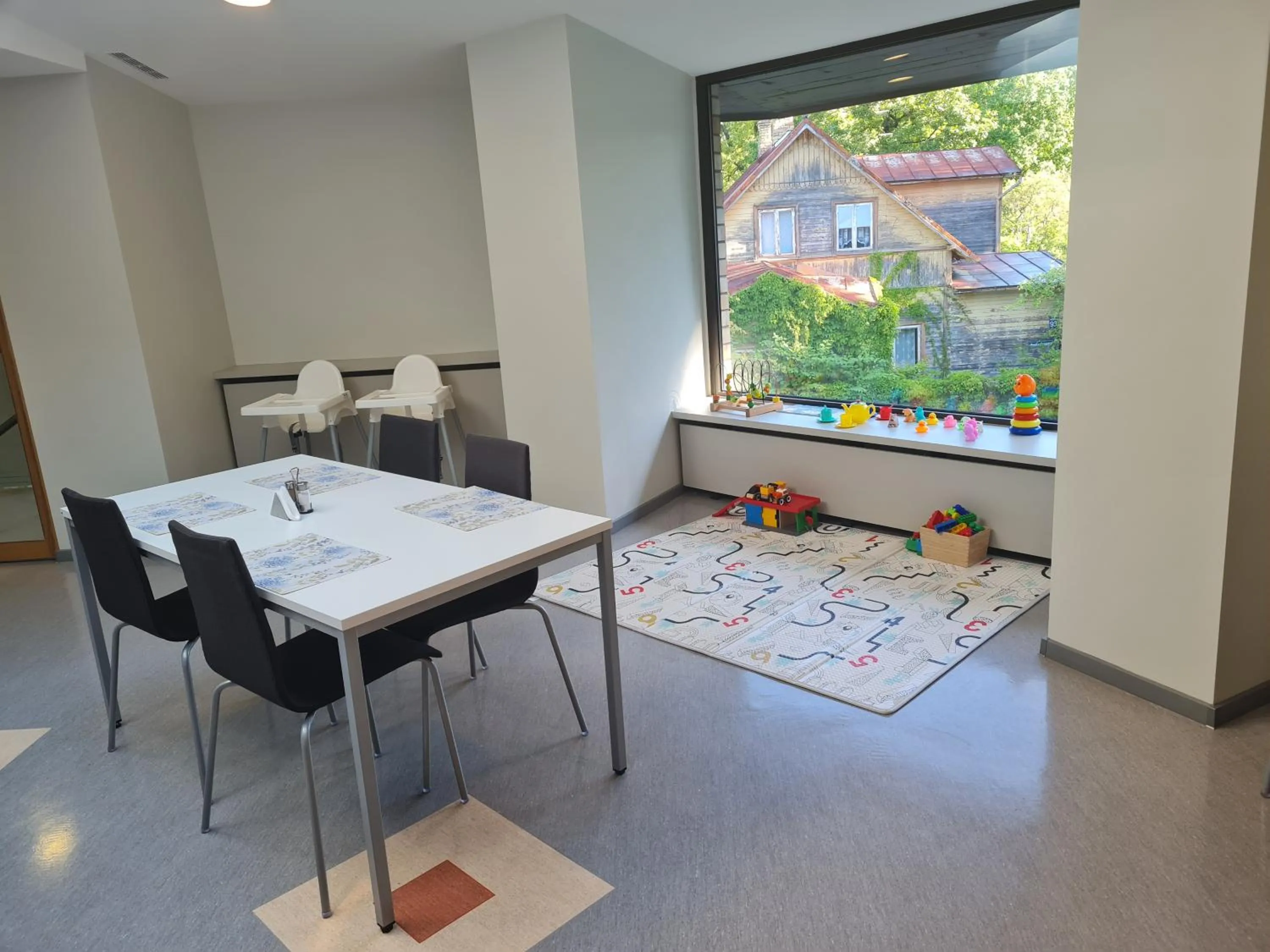 Dining area in Marine Hotel Jūrmala