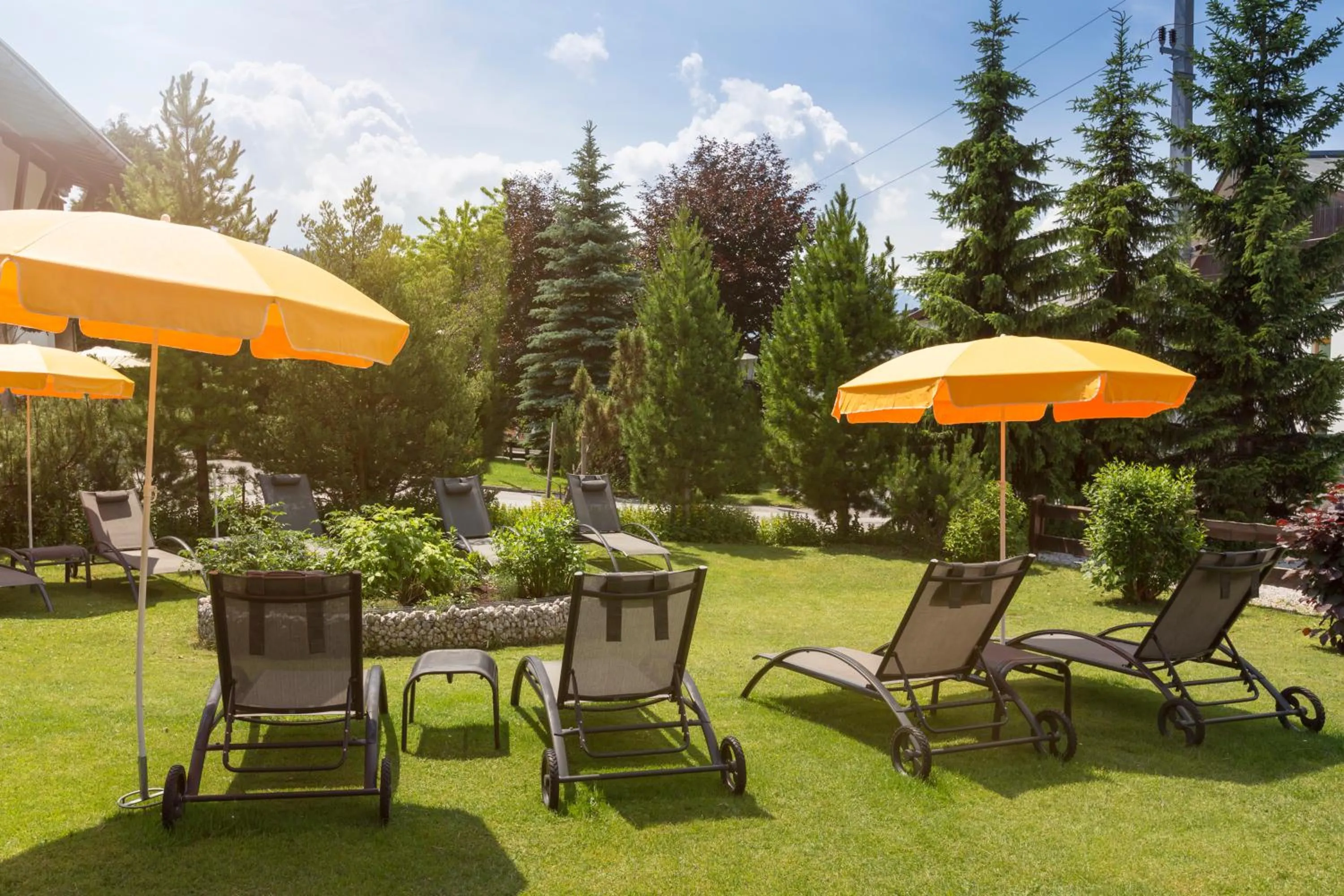 Garden in Hotel Schönegg