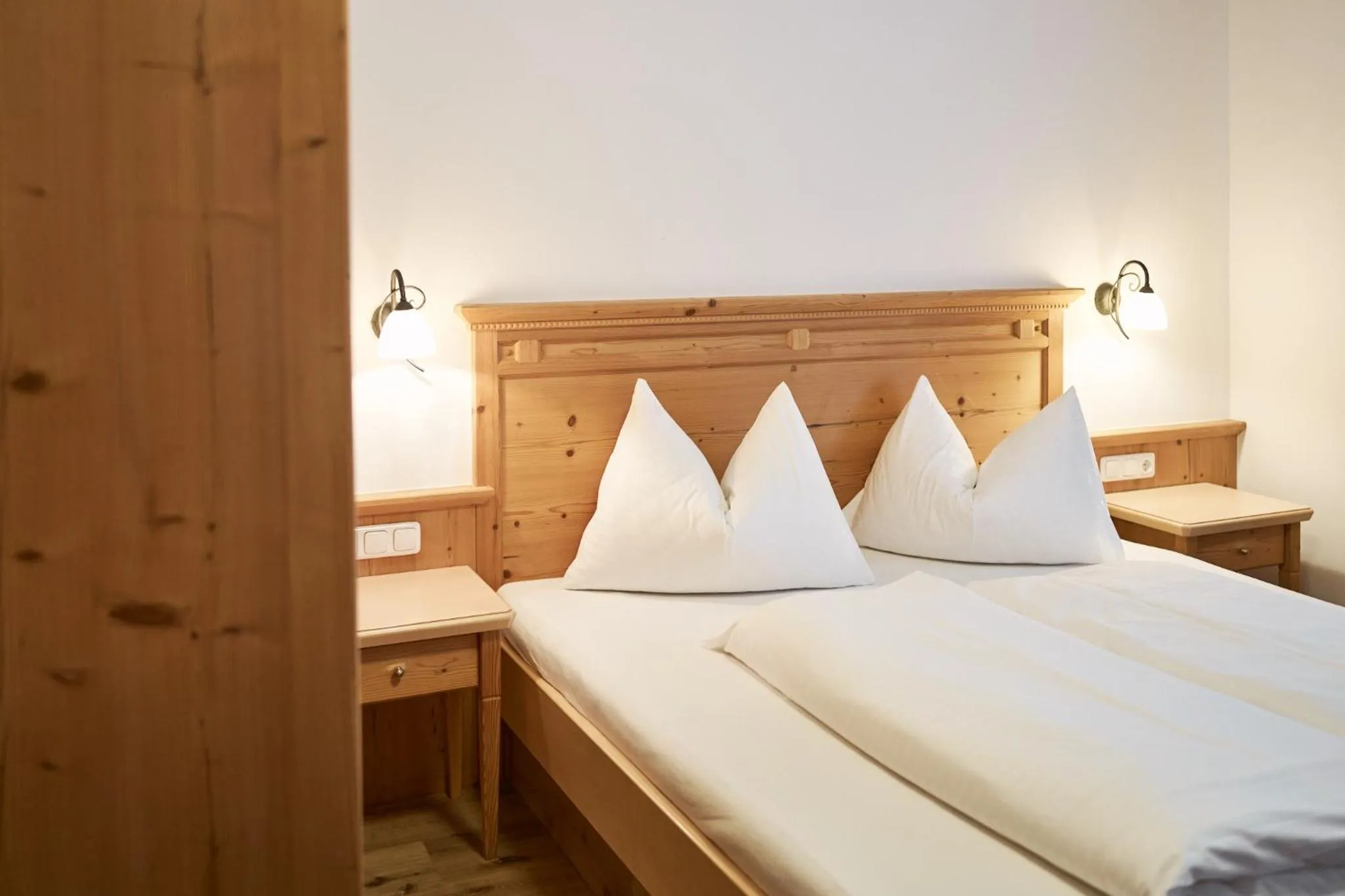 Bedroom, Bed in Hotel Vorderronach