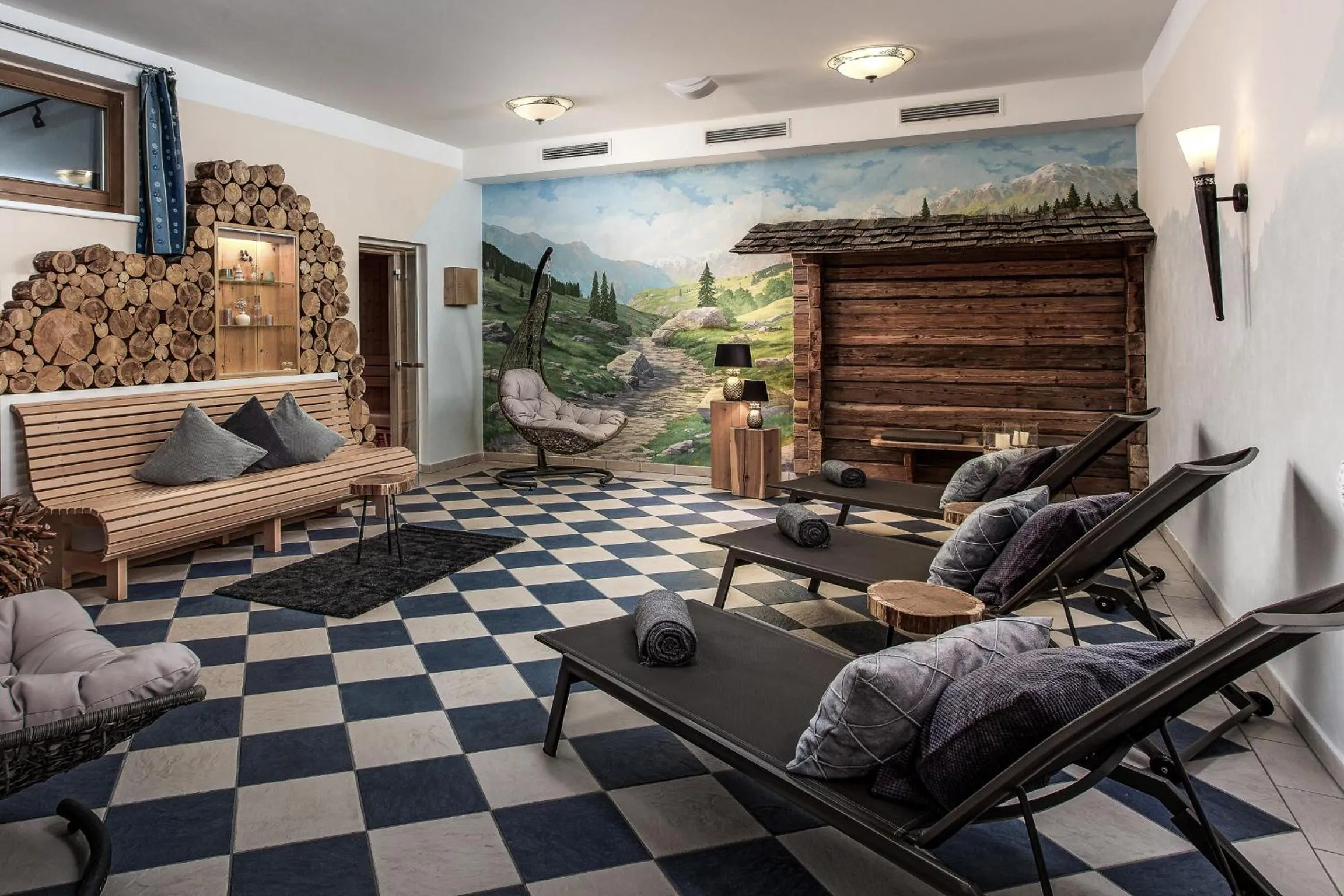 Sauna in Hotel Vorderronach