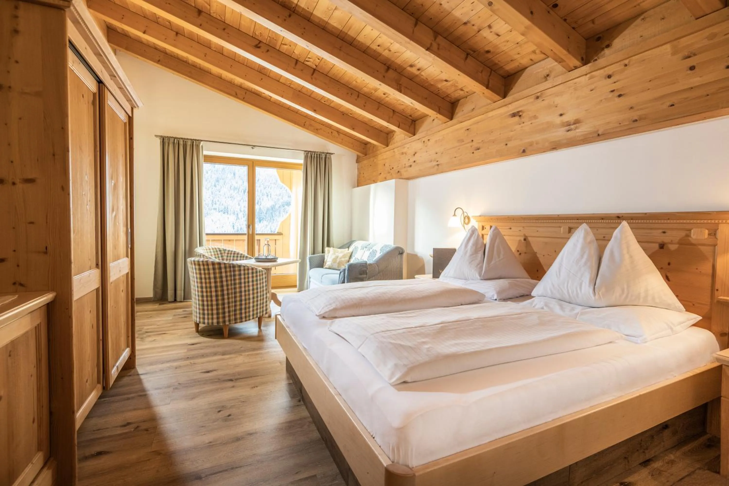 Bedroom, Bed in Hotel Vorderronach