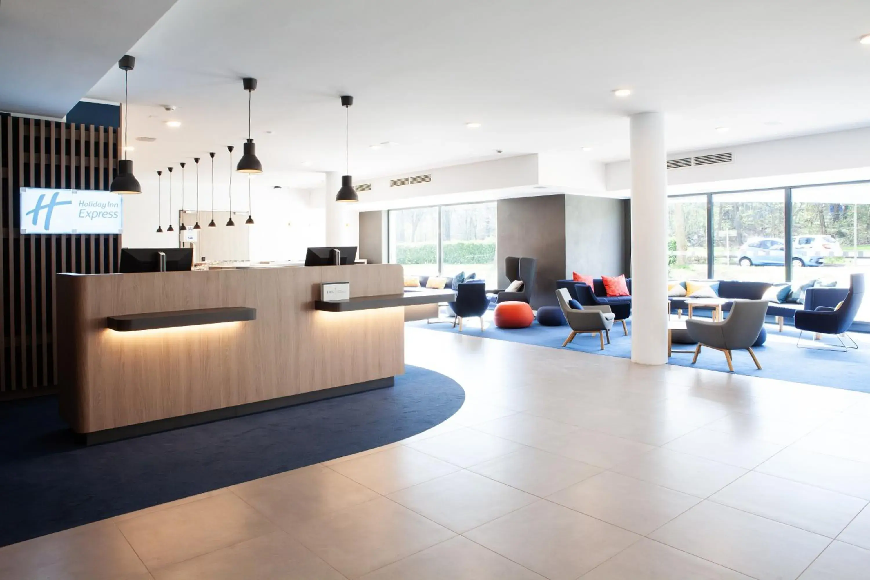 Lobby or reception in Holiday Inn Express Neunkirchen by IHG Lobby or reception in Holiday Inn Express Neunkirchen by IHG