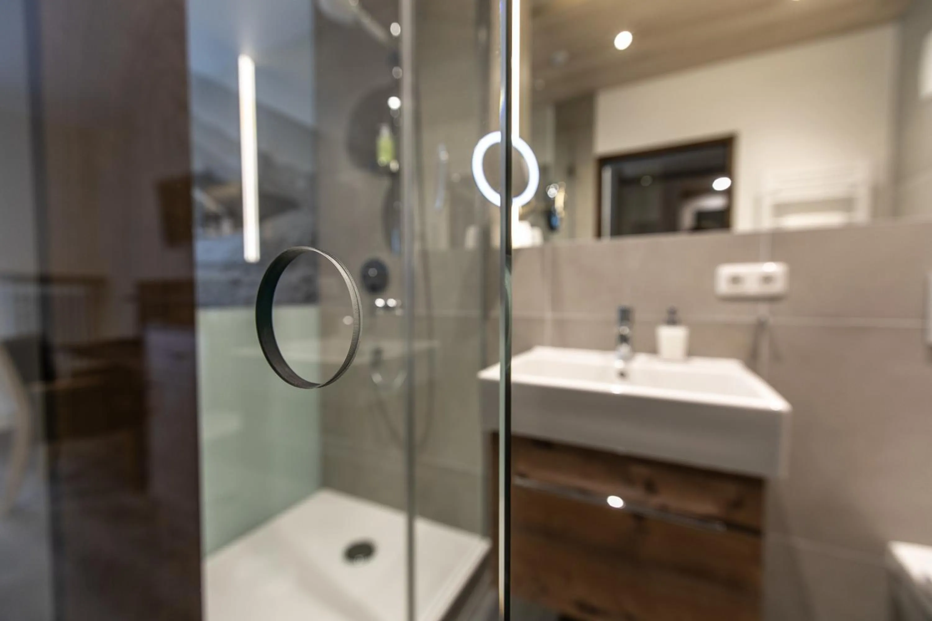 Bathroom in Hotel am Wald