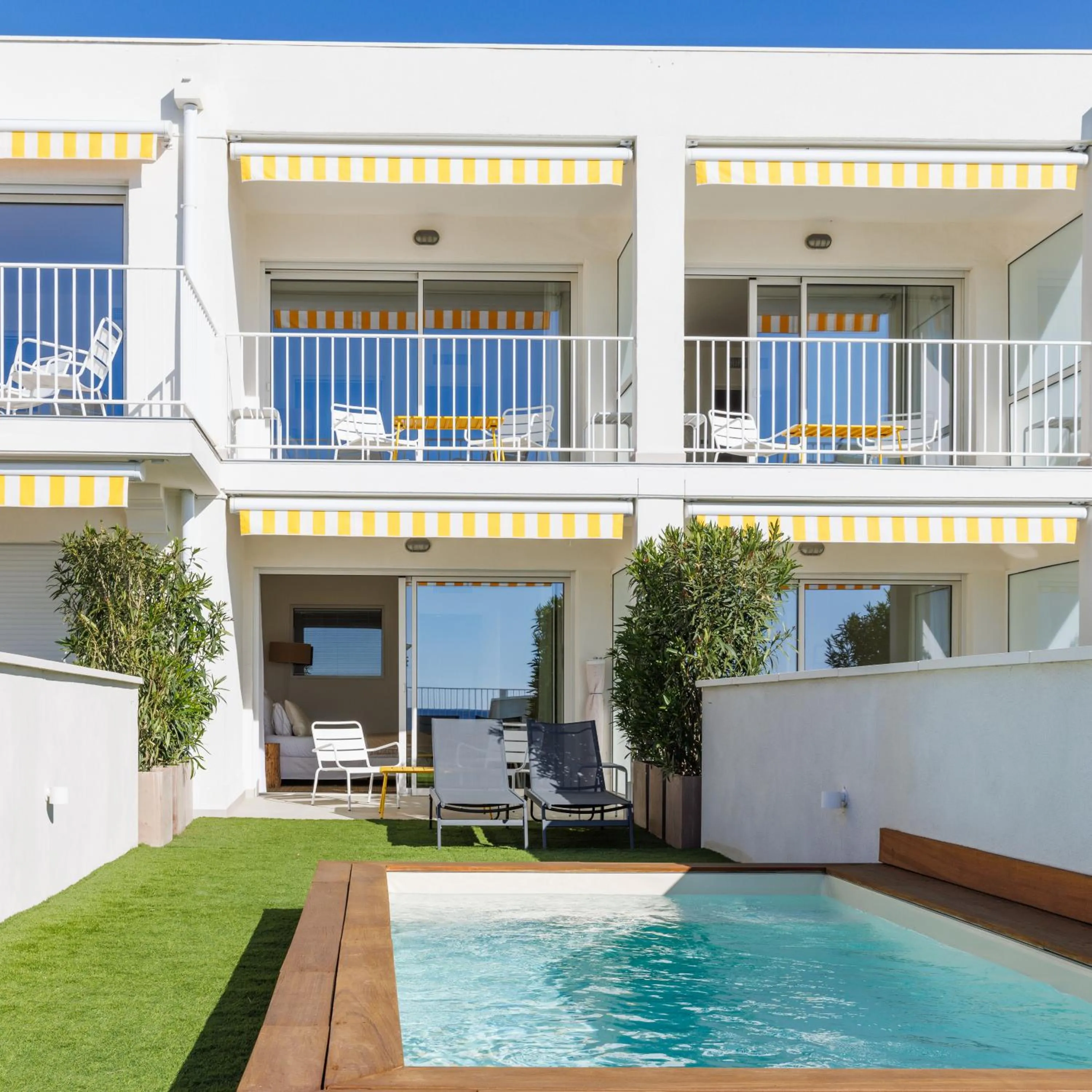 Balcony/Terrace in Belle Vue Hôtel