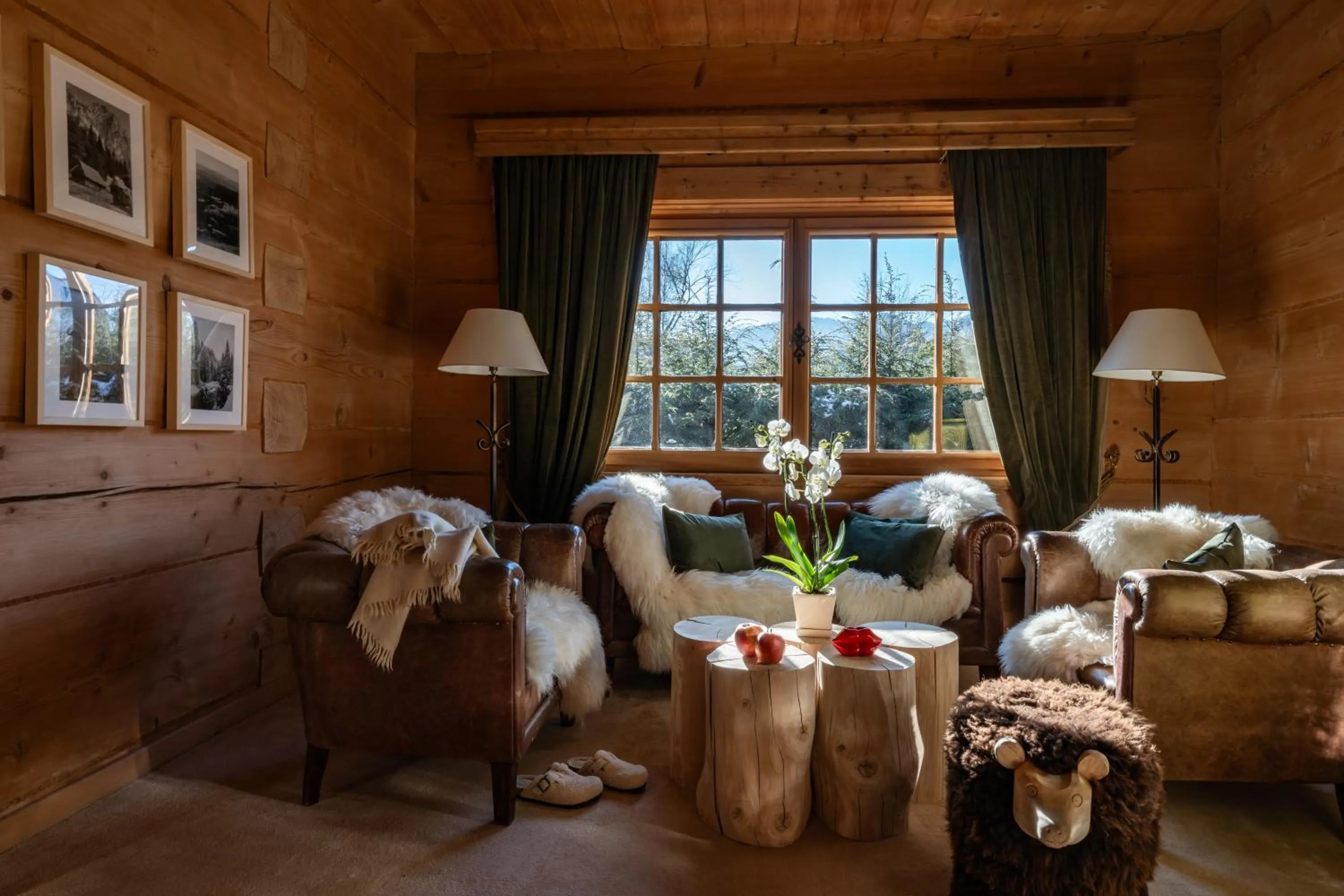 Living room in Willa Rajka