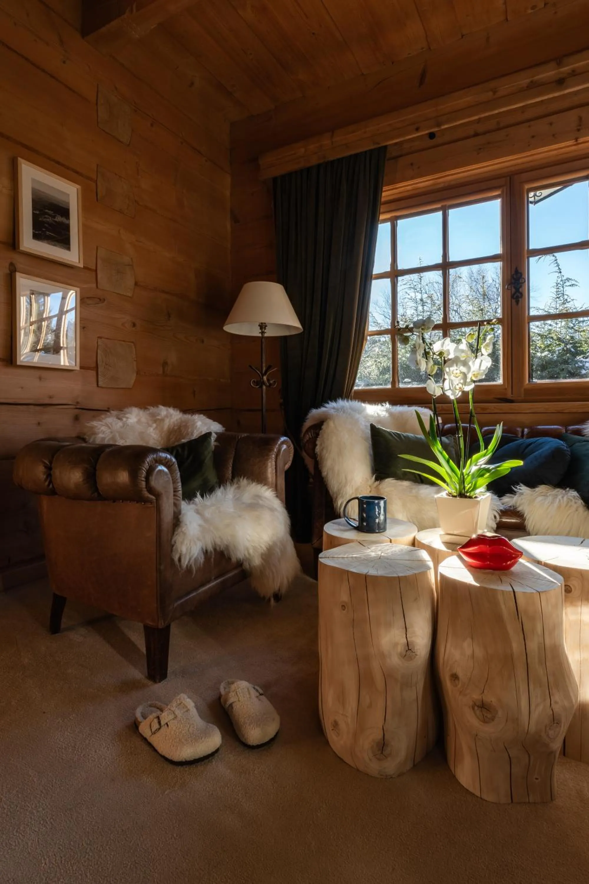 Living room in Willa Rajka