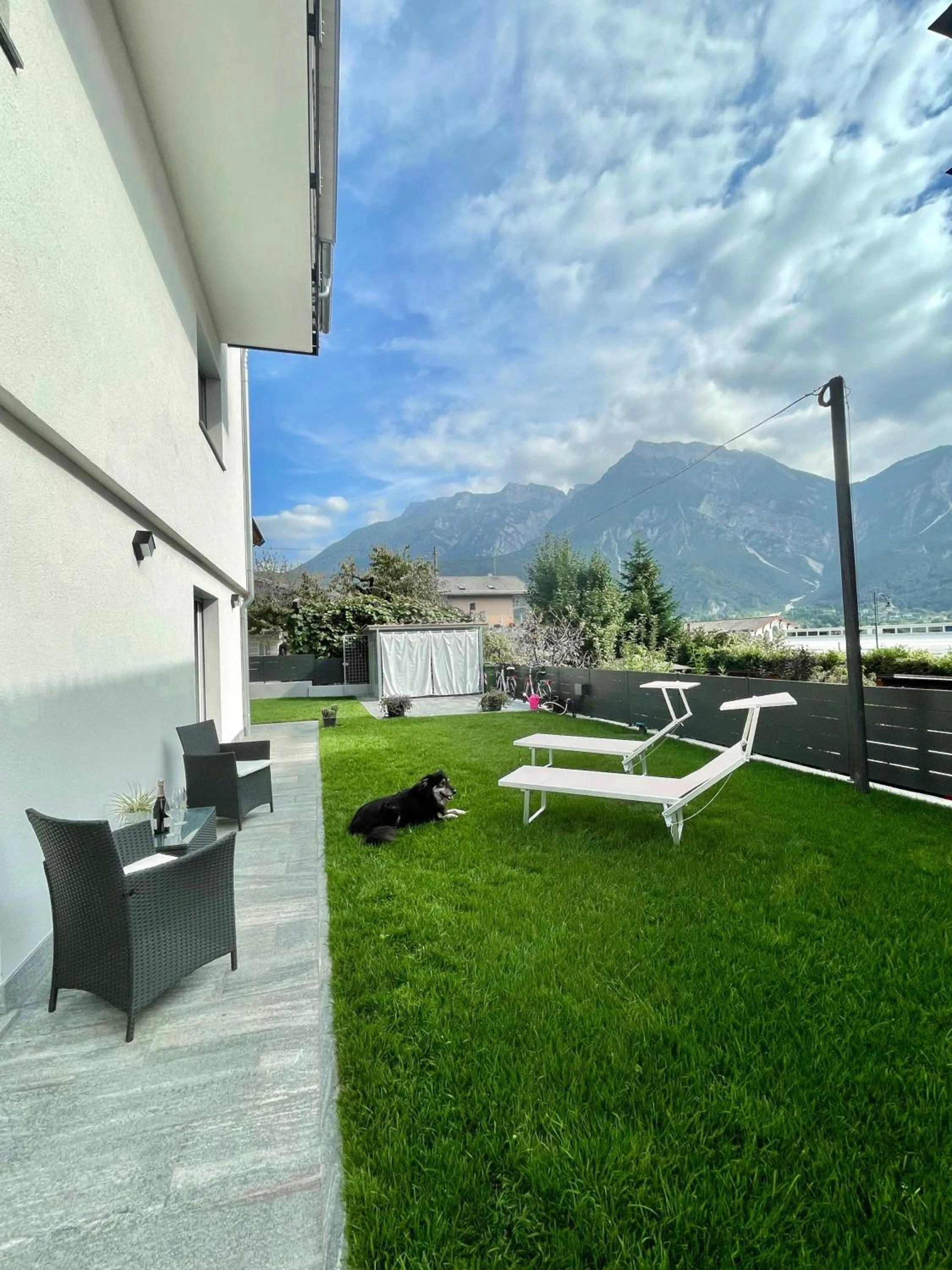 Garden in Terme Apartment Levico